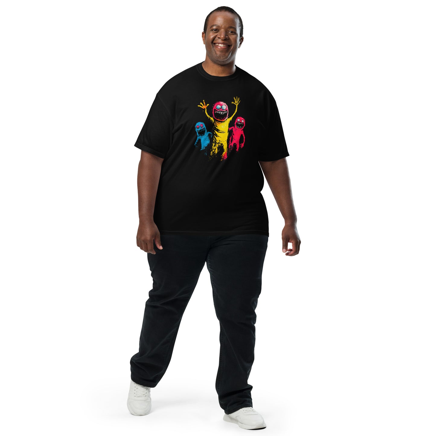 Halloween-Kollektion 2024 - No. 34 - Schweres textilgefärbtes Unisex-T-Shirt - in 3 Farben
