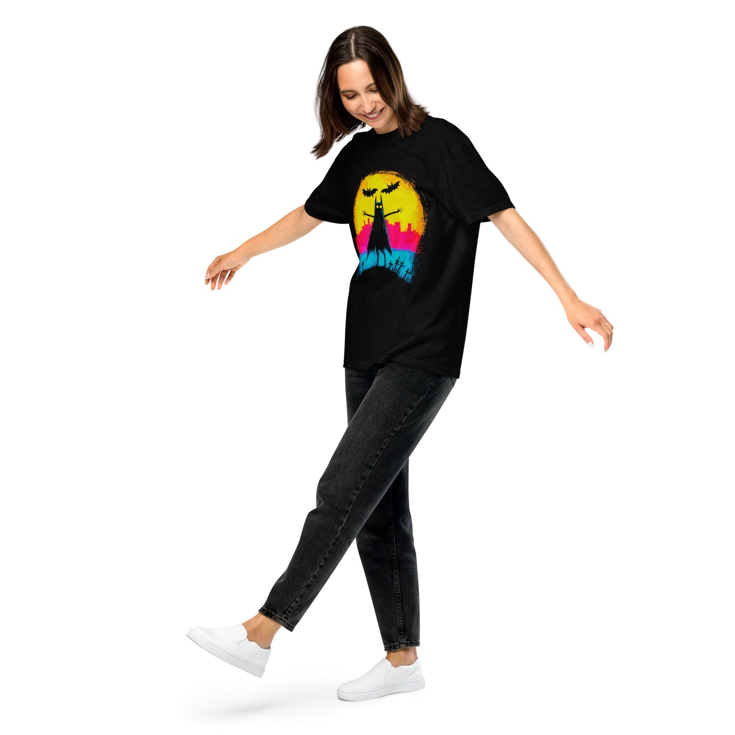 Halloween-Kollektion 2024 - No. 35 - Schweres textilgefärbtes Unisex-T-Shirt - in 3 Farben
