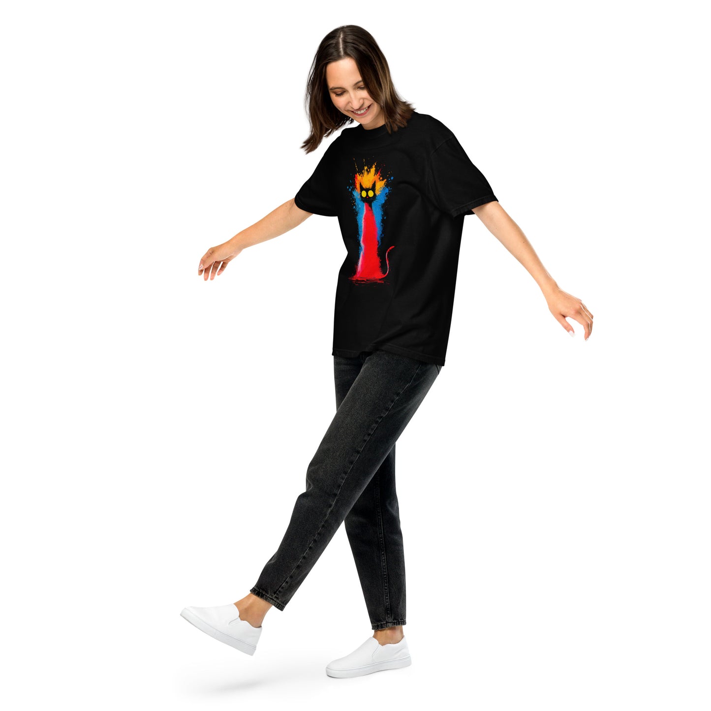 Halloween-Kollektion 2024 - No. 36 - Schweres textilgefärbtes Unisex-T-Shirt - in 3 Farben