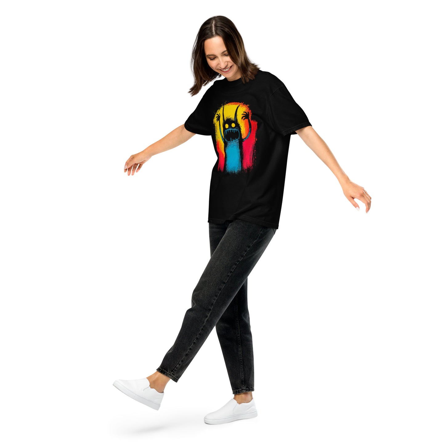 Halloween-Kollektion 2024 - No. 04 - Schweres textilgefärbtes Unisex-T-Shirt - in 3 Farben