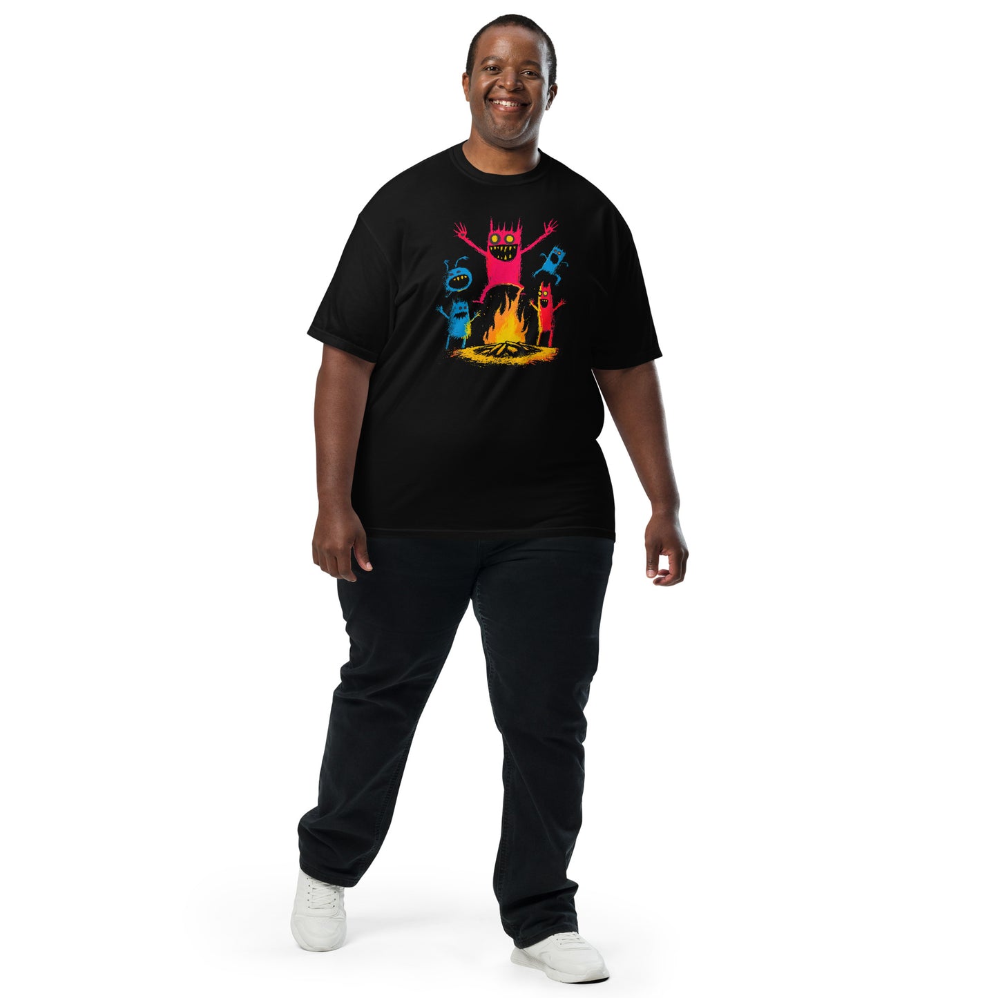Halloween-Kollektion 2024 - No. 40 - Schweres textilgefärbtes Unisex-T-Shirt - in 3 Farben