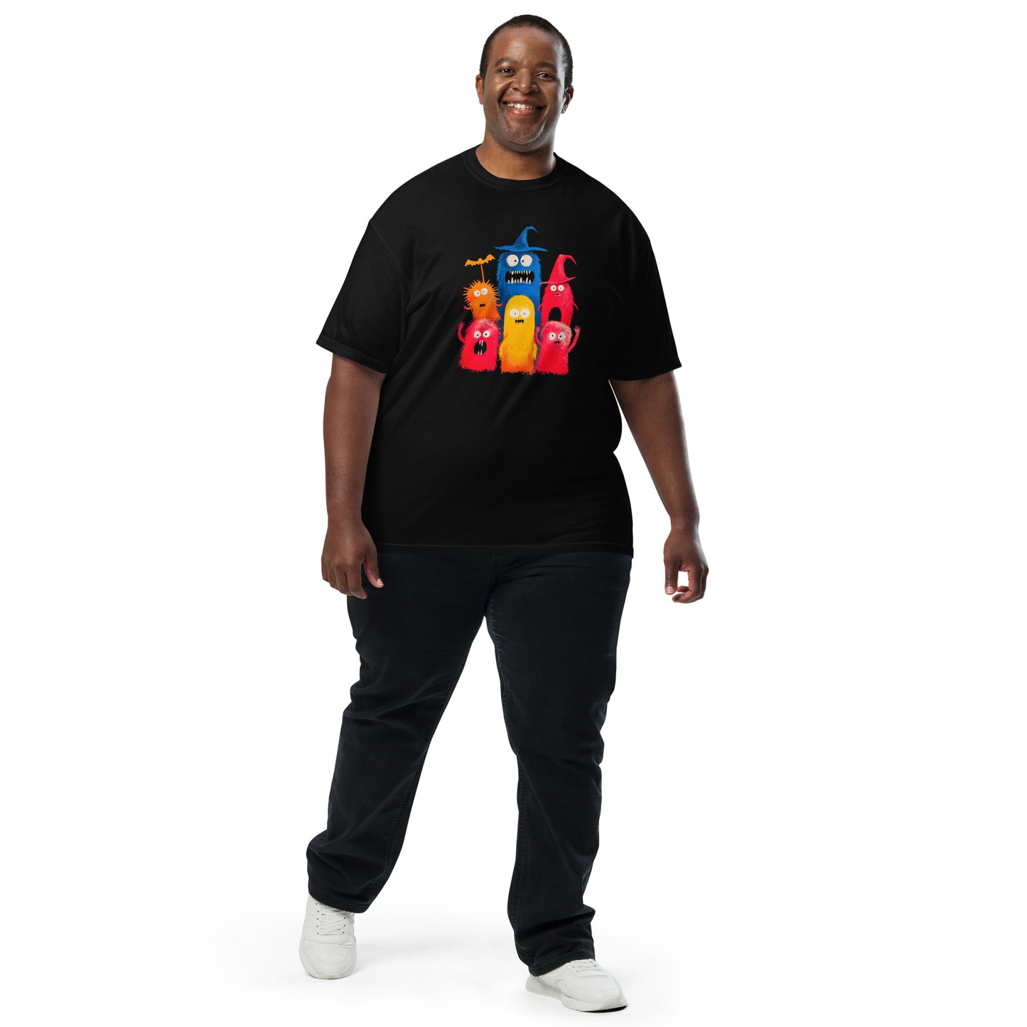 Halloween-Kollektion 2024 - No. 43 - Schweres textilgefärbtes Unisex-T-Shirt - in 3 Farben