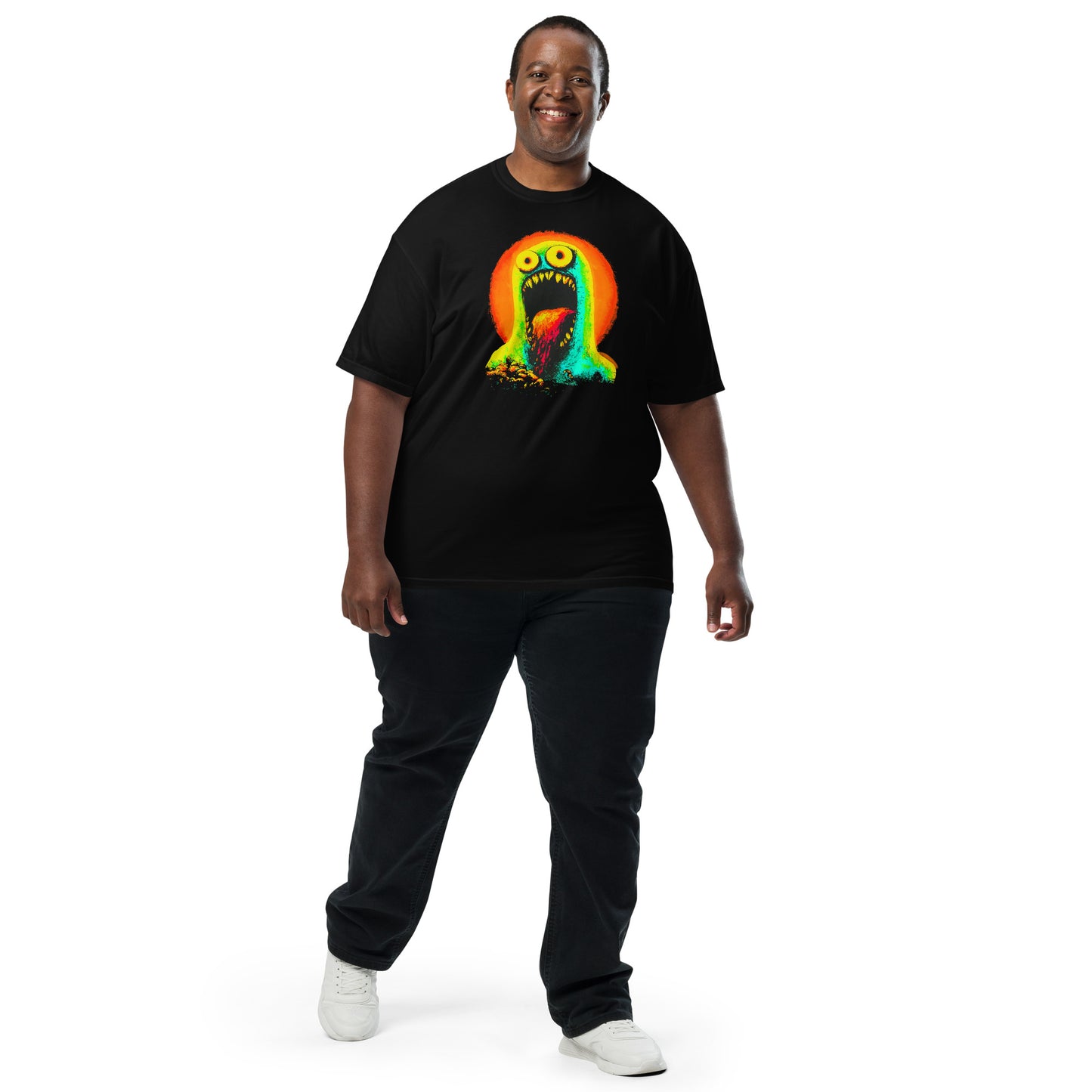 NEON Halloween-Kollektion 2024 - No. 06 - Schweres textilgefärbtes Unisex-T-Shirt - in 6 Farben