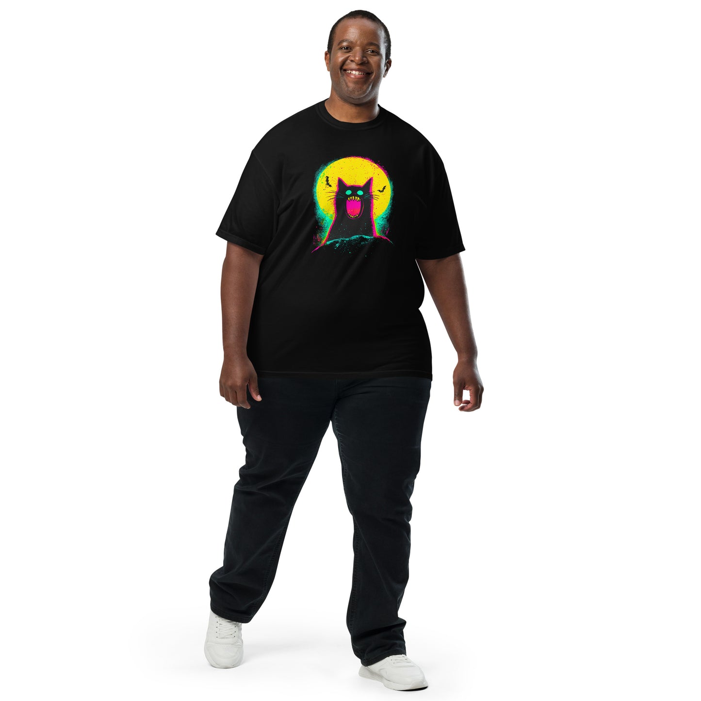 NEON Halloween-Kollektion 2024 - No. 09 - Schweres textilgefärbtes Unisex-T-Shirt - in 6 Farben
