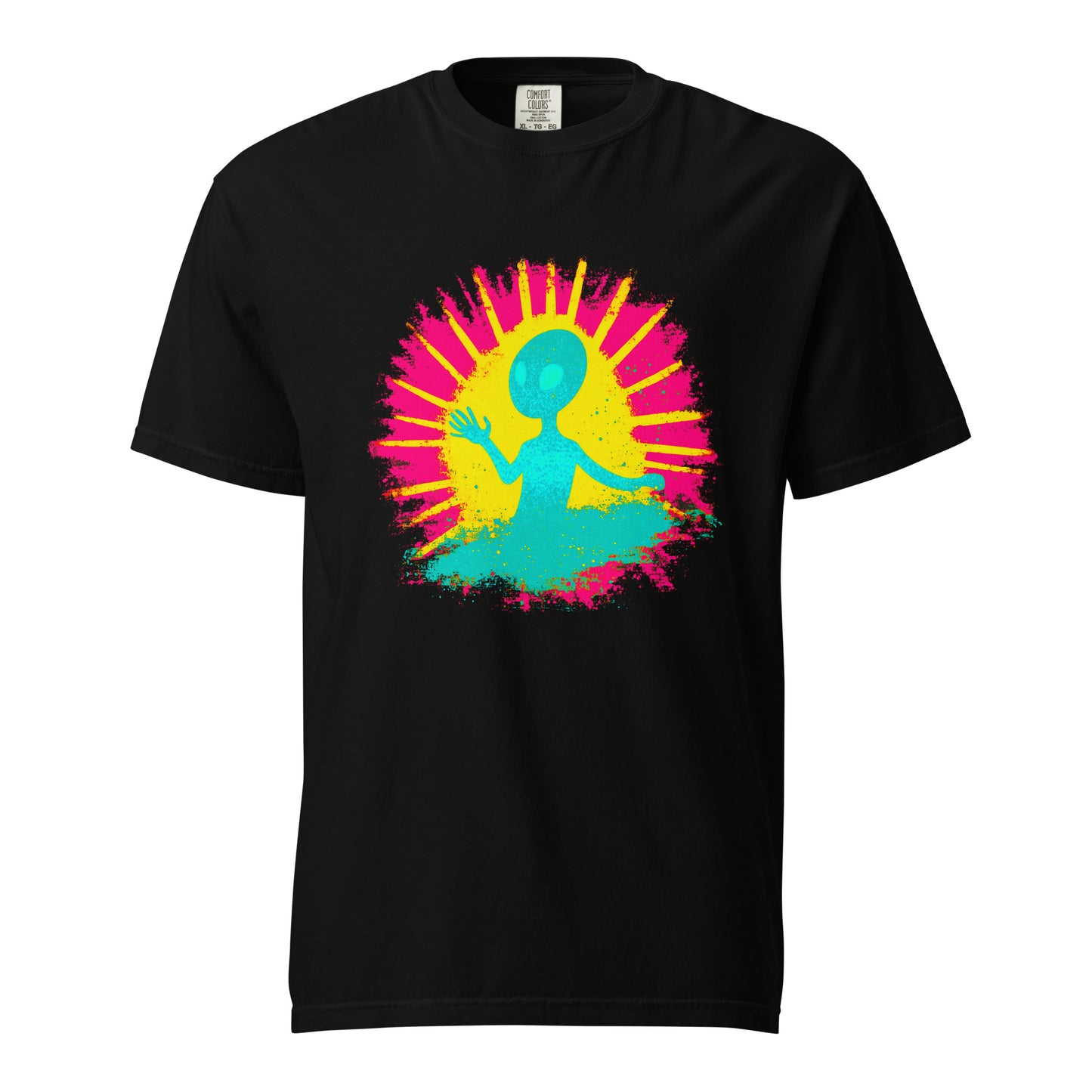 NEON Halloween-Kollektion 2024 - No. 12 - Schweres textilgefärbtes Unisex-T-Shirt - in 6 Farben