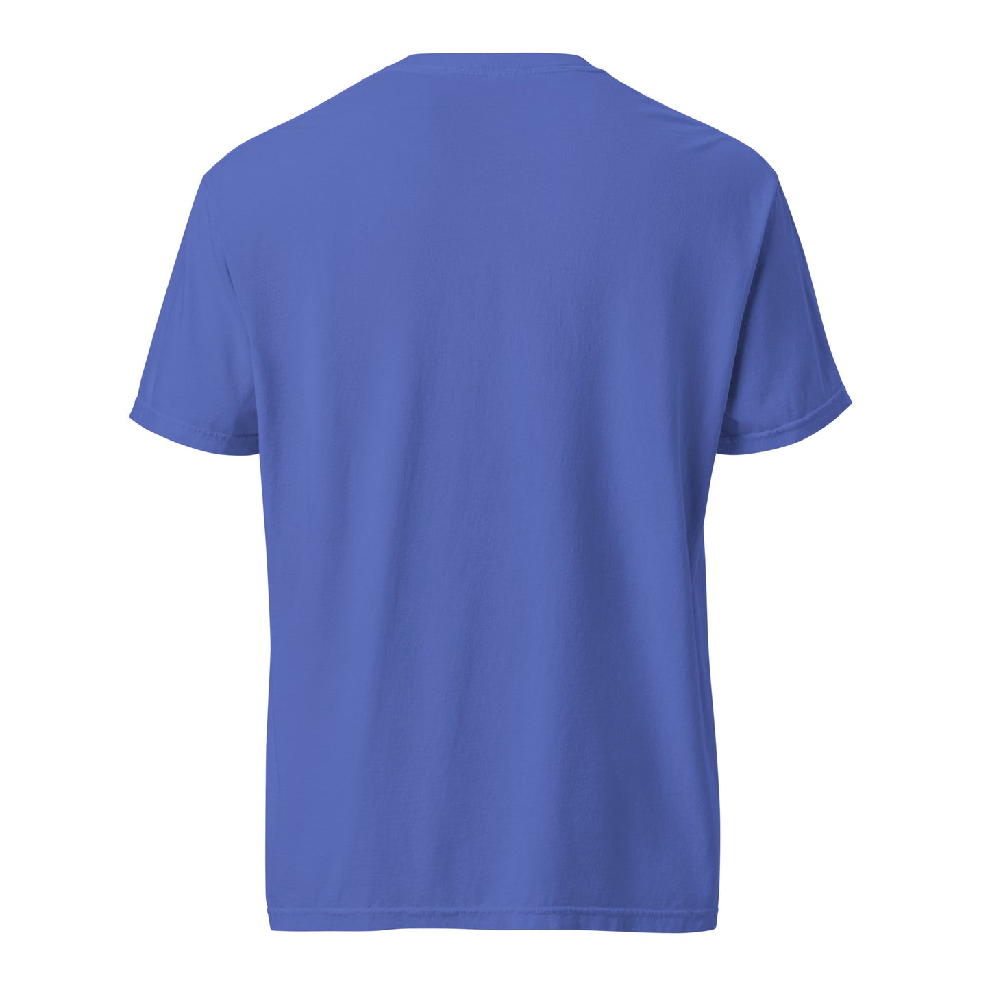 "Labbi Havoc!" - Schweres textilgefärbtes Unisex-T-Shirt - Flo Blue