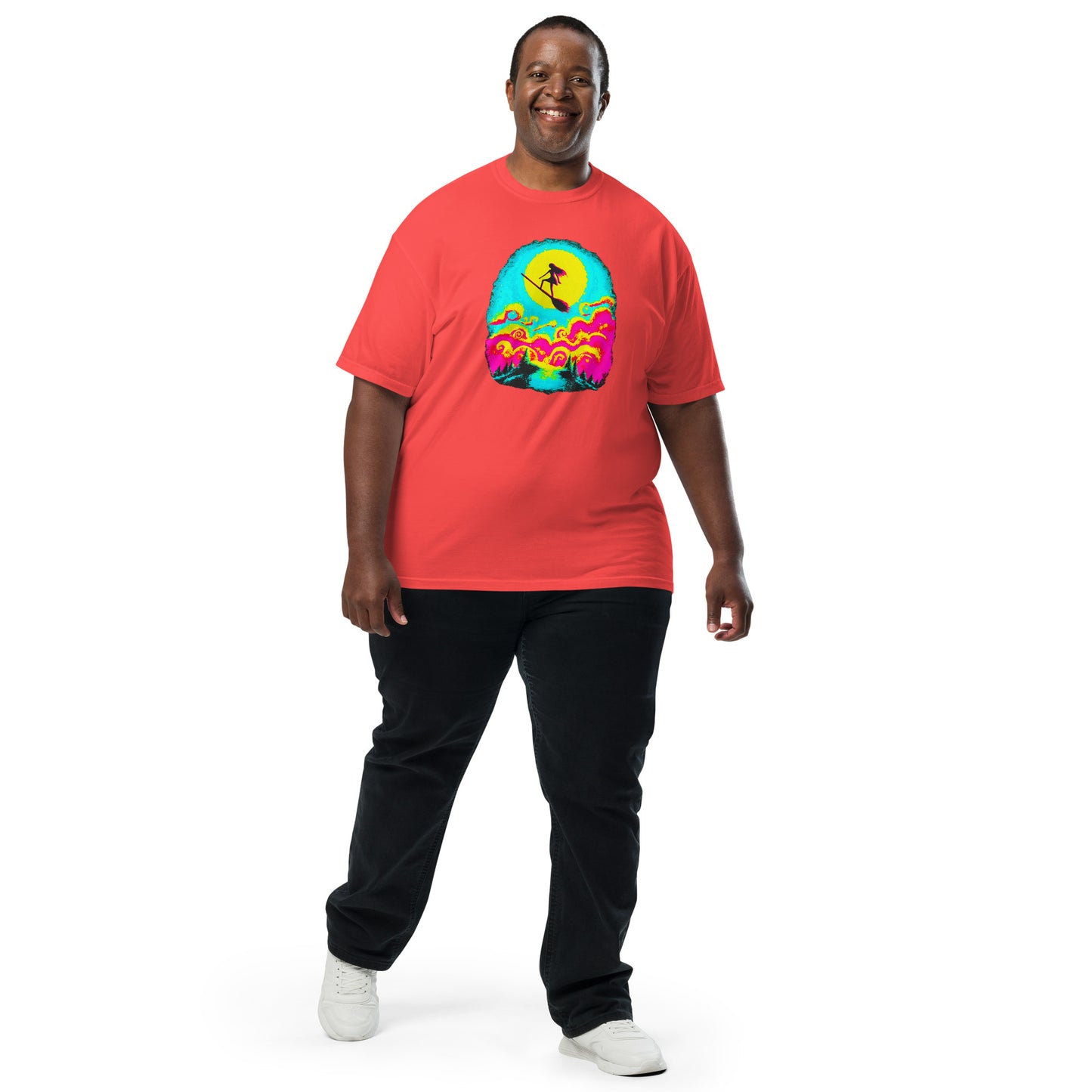 NEON Halloween-Kollektion 2024 - No. 11 - Schweres textilgefärbtes Unisex-T-Shirt - in 6 Farben