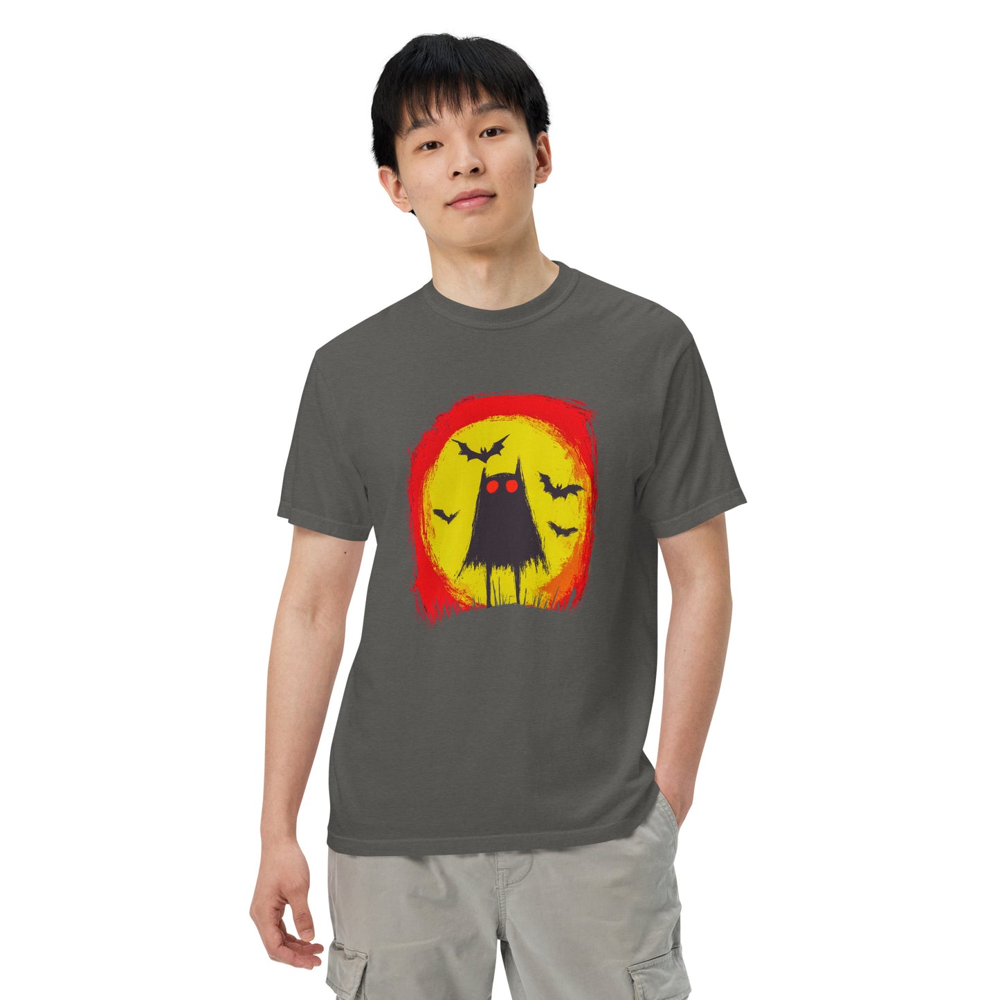 Halloween-Kollektion 2024 - No. 06 - Schweres textilgefärbtes Unisex-T-Shirt - in 3 Farben