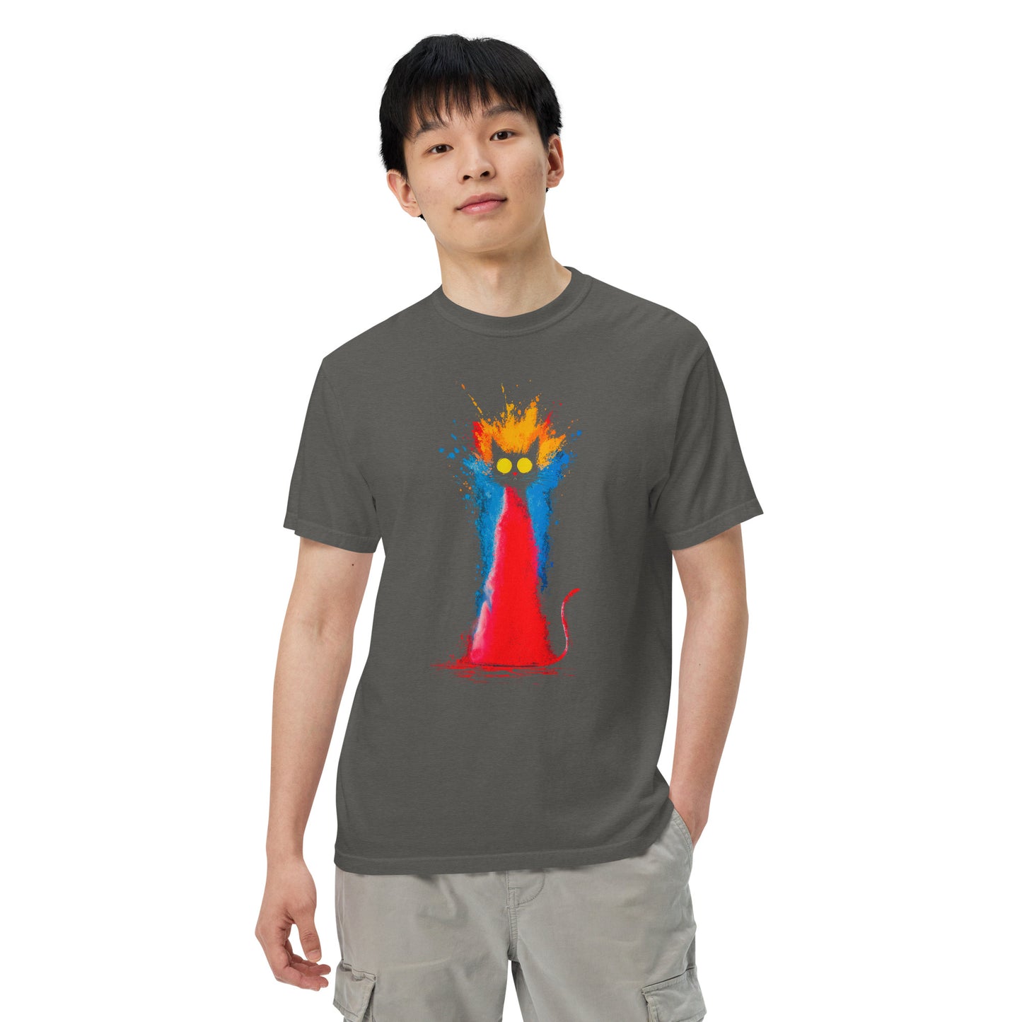 Halloween-Kollektion 2024 - No. 36 - Schweres textilgefärbtes Unisex-T-Shirt - in 3 Farben