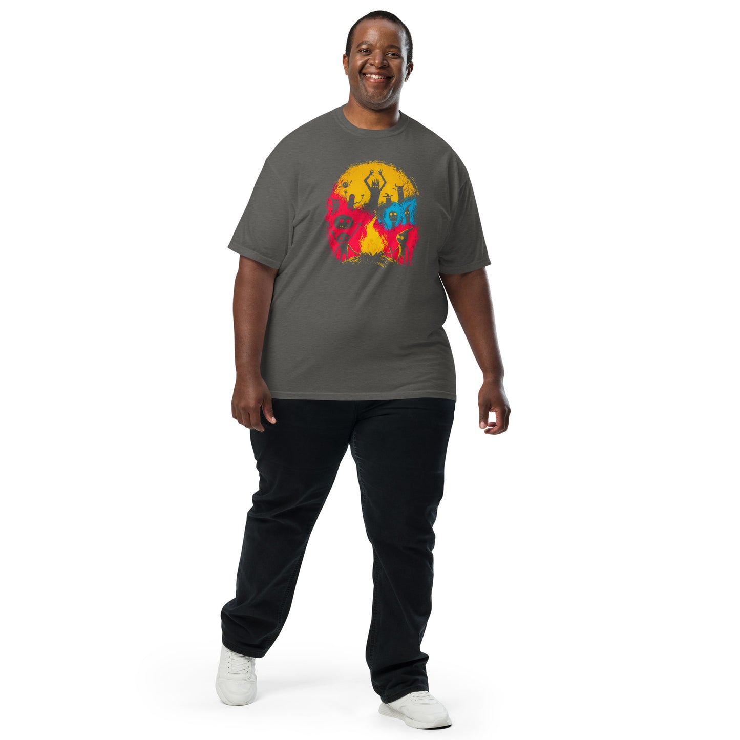 Halloween-Kollektion 2024 - No. 01 - Schweres textilgefärbtes Unisex-T-Shirt - in 3 Farben