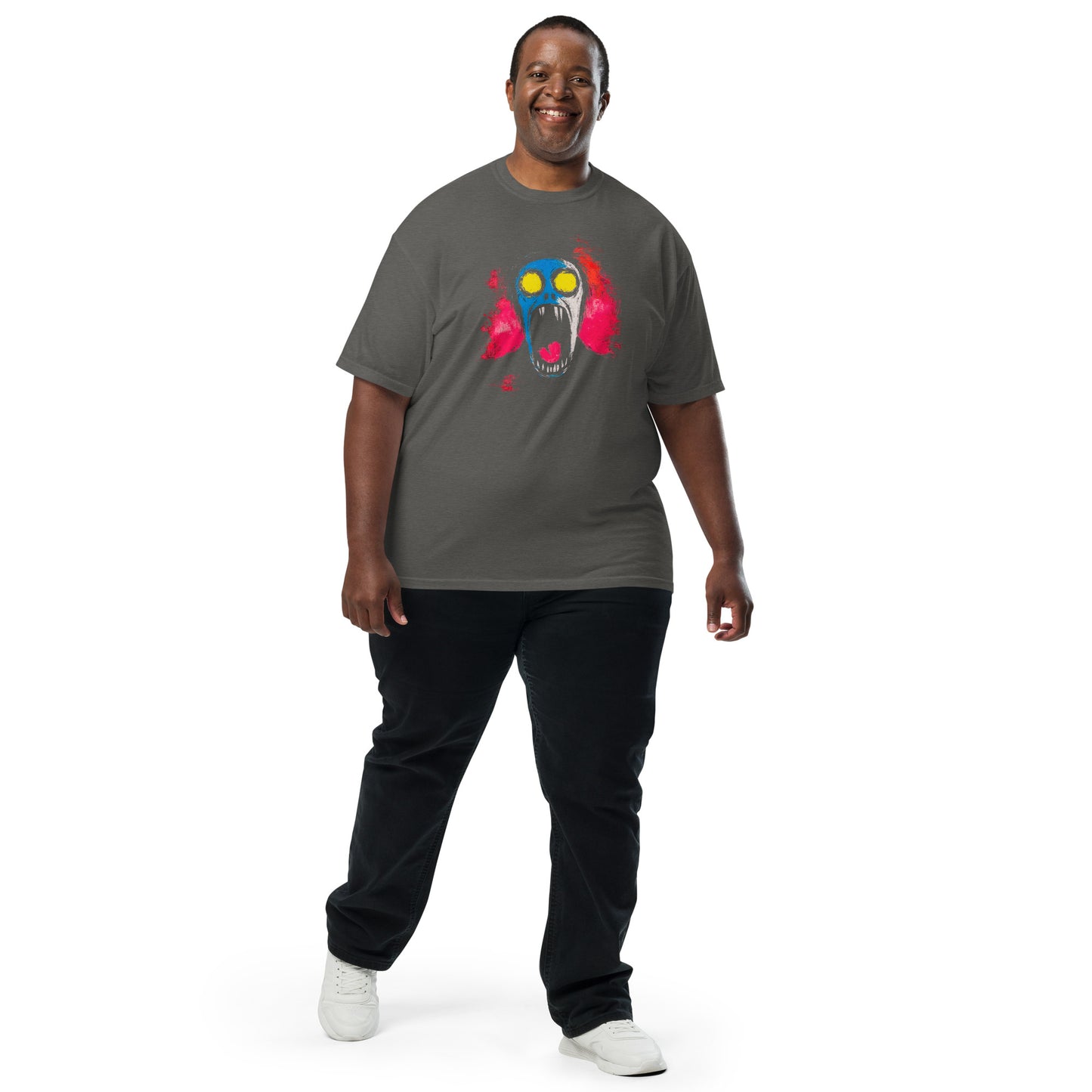 Halloween-Kollektion 2024 - No. 07 - Schweres textilgefärbtes Unisex-T-Shirt - in 3 Farben