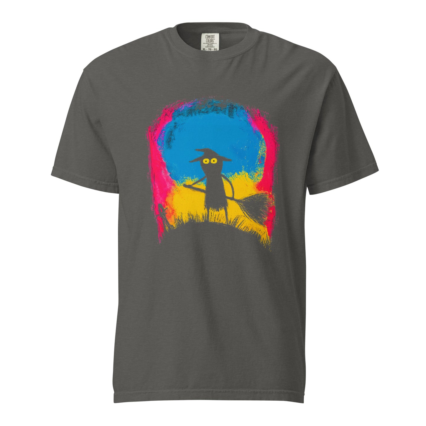 Halloween-Kollektion 2024 - No. 12 - Schweres textilgefärbtes Unisex-T-Shirt - in 3 Farben