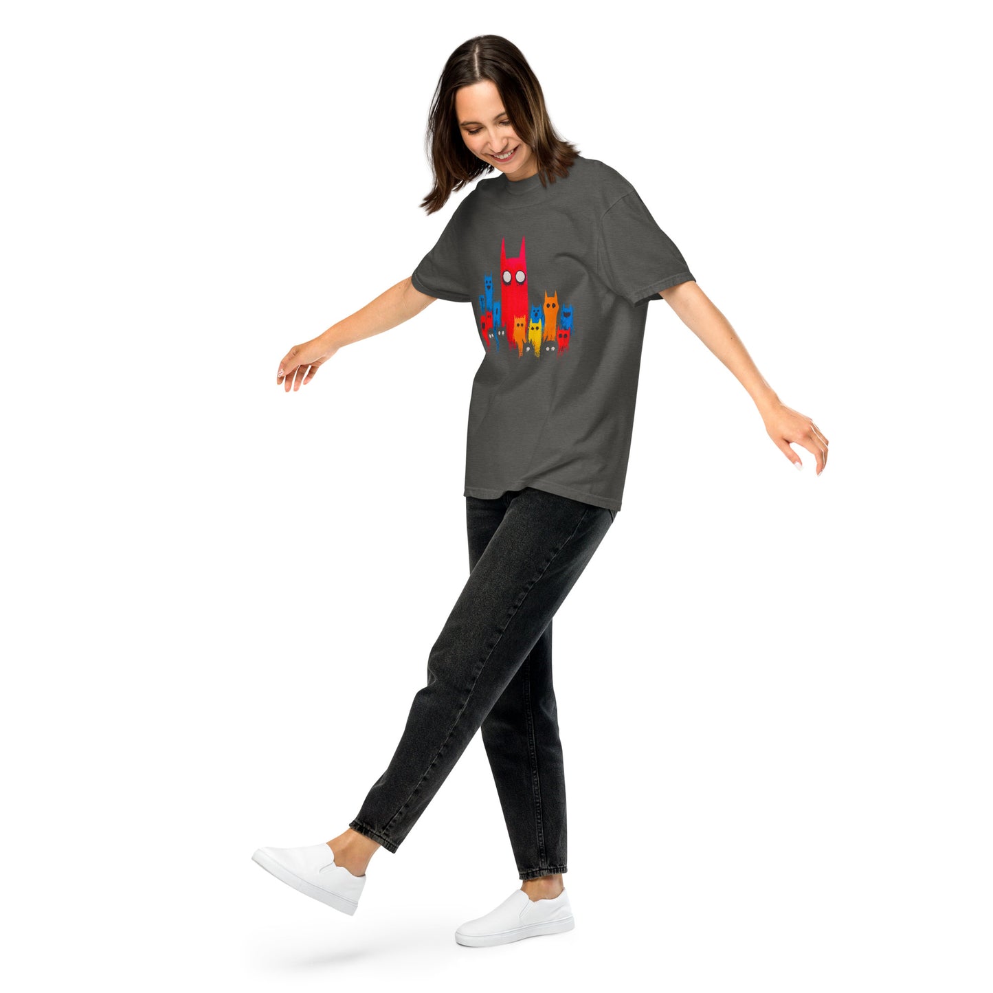 Halloween-Kollektion 2024 - No. 17 - Schweres textilgefärbtes Unisex-T-Shirt - in 3 Farben