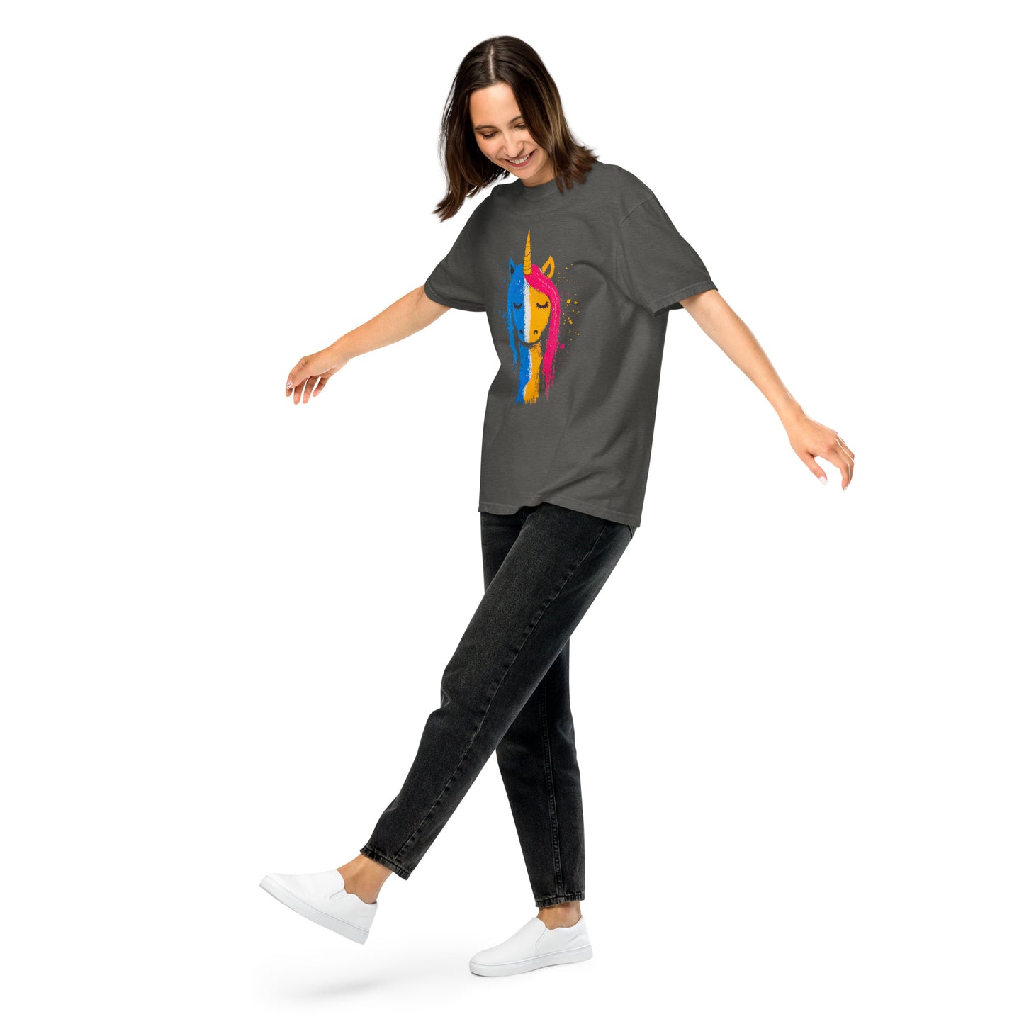 Halloween-Kollektion 2024 - No. 22 - Schweres textilgefärbtes Unisex-T-Shirt - in 3 Farben