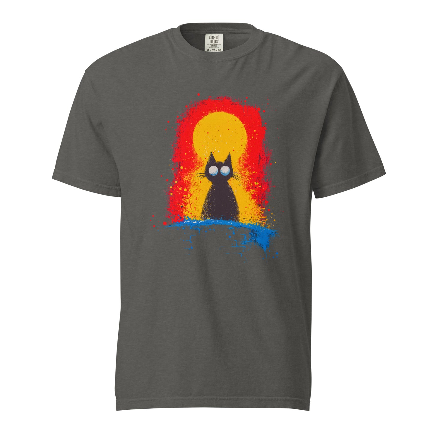 Halloween-Kollektion 2024 - No. 24 - Schweres textilgefärbtes Unisex-T-Shirt - in 3 Farben