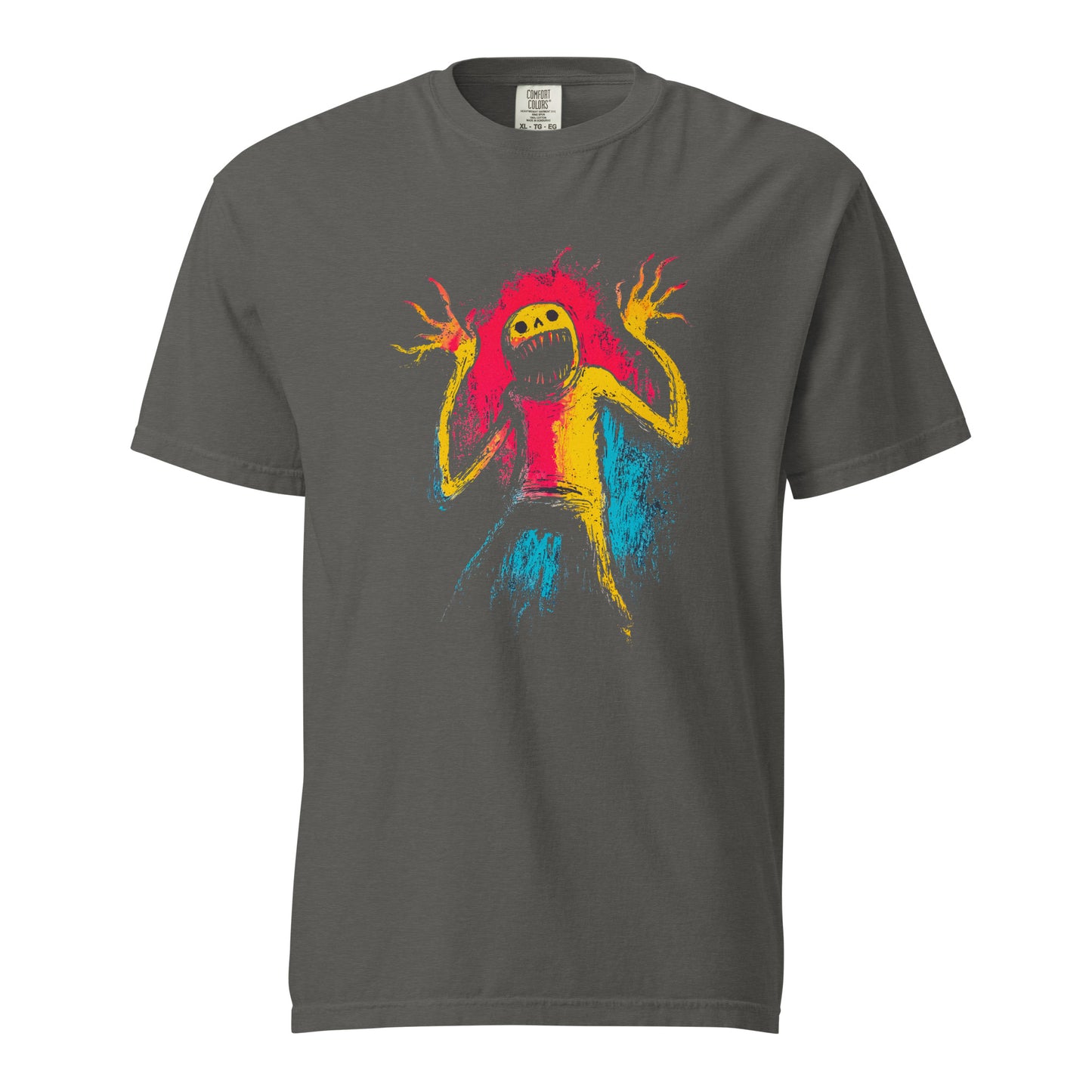 Halloween-Kollektion 2024 - No. 26 - Schweres textilgefärbtes Unisex-T-Shirt - in 3 Farben