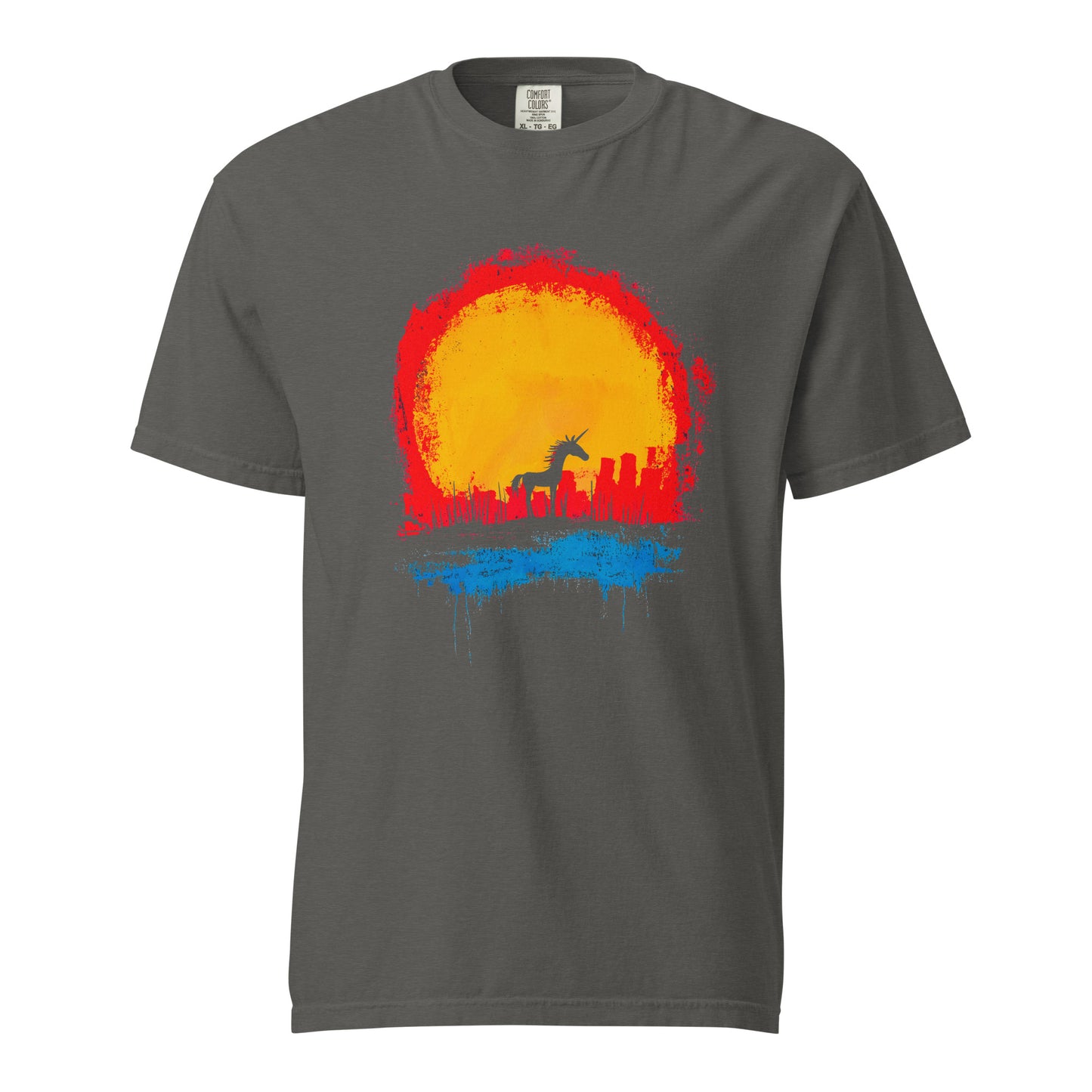 Halloween-Kollektion 2024 - No. 30 - Schweres textilgefärbtes Unisex-T-Shirt - in 3 Farben
