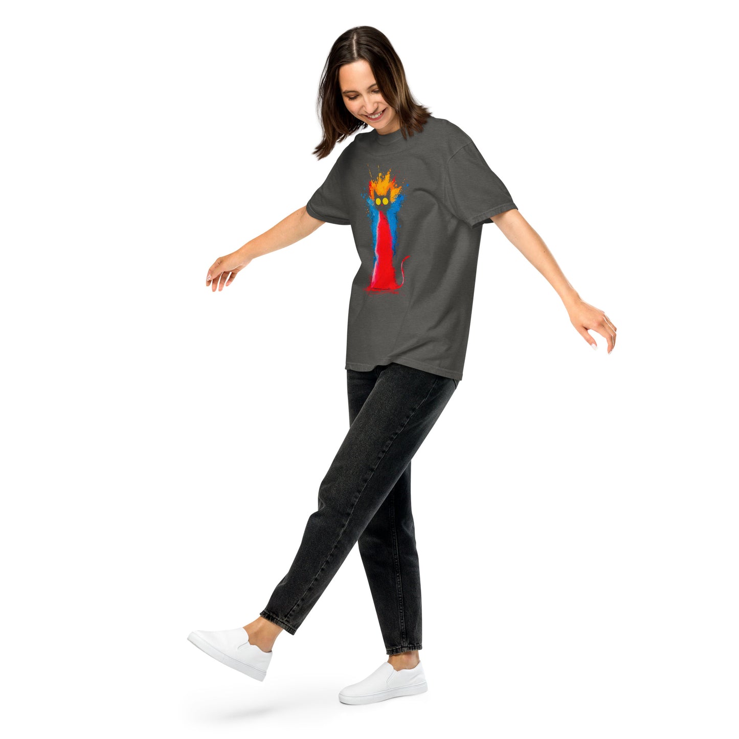 Halloween-Kollektion 2024 - No. 36 - Schweres textilgefärbtes Unisex-T-Shirt - in 3 Farben