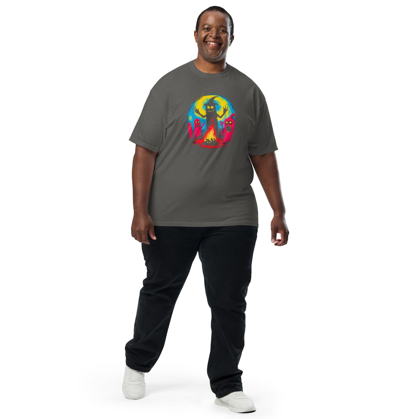 Halloween-Kollektion 2024 - No. 03 - Schweres textilgefärbtes Unisex-T-Shirt - in 3 Farben