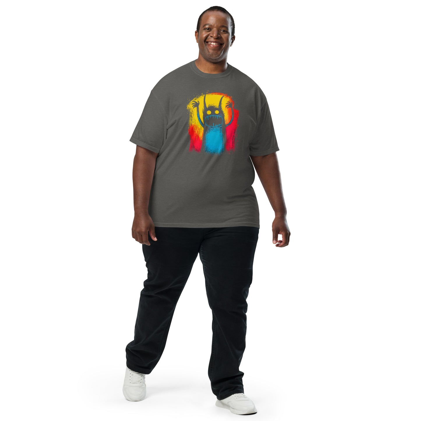 Halloween-Kollektion 2024 - No. 04 - Schweres textilgefärbtes Unisex-T-Shirt - in 3 Farben