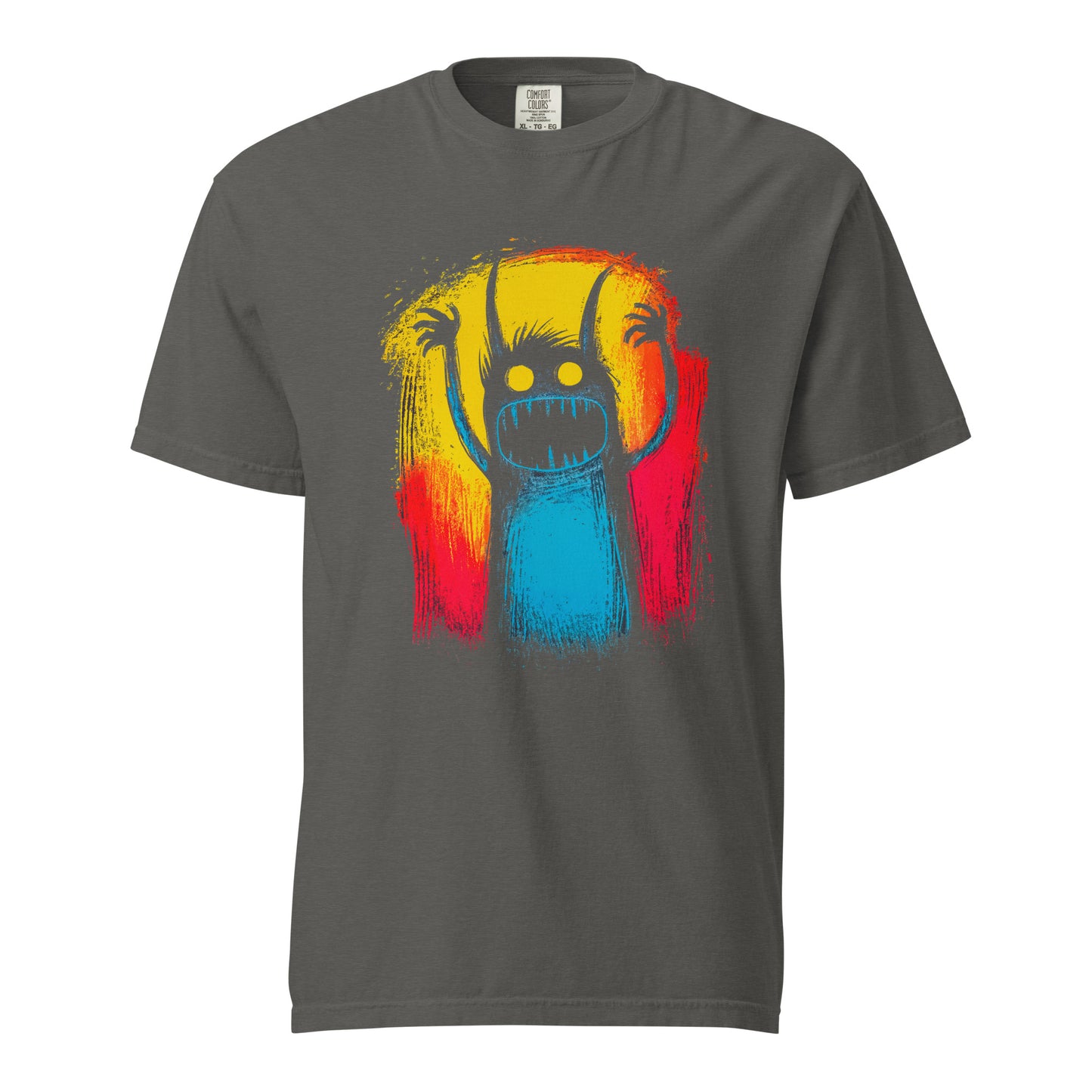 Halloween-Kollektion 2024 - No. 04 - Schweres textilgefärbtes Unisex-T-Shirt - in 3 Farben