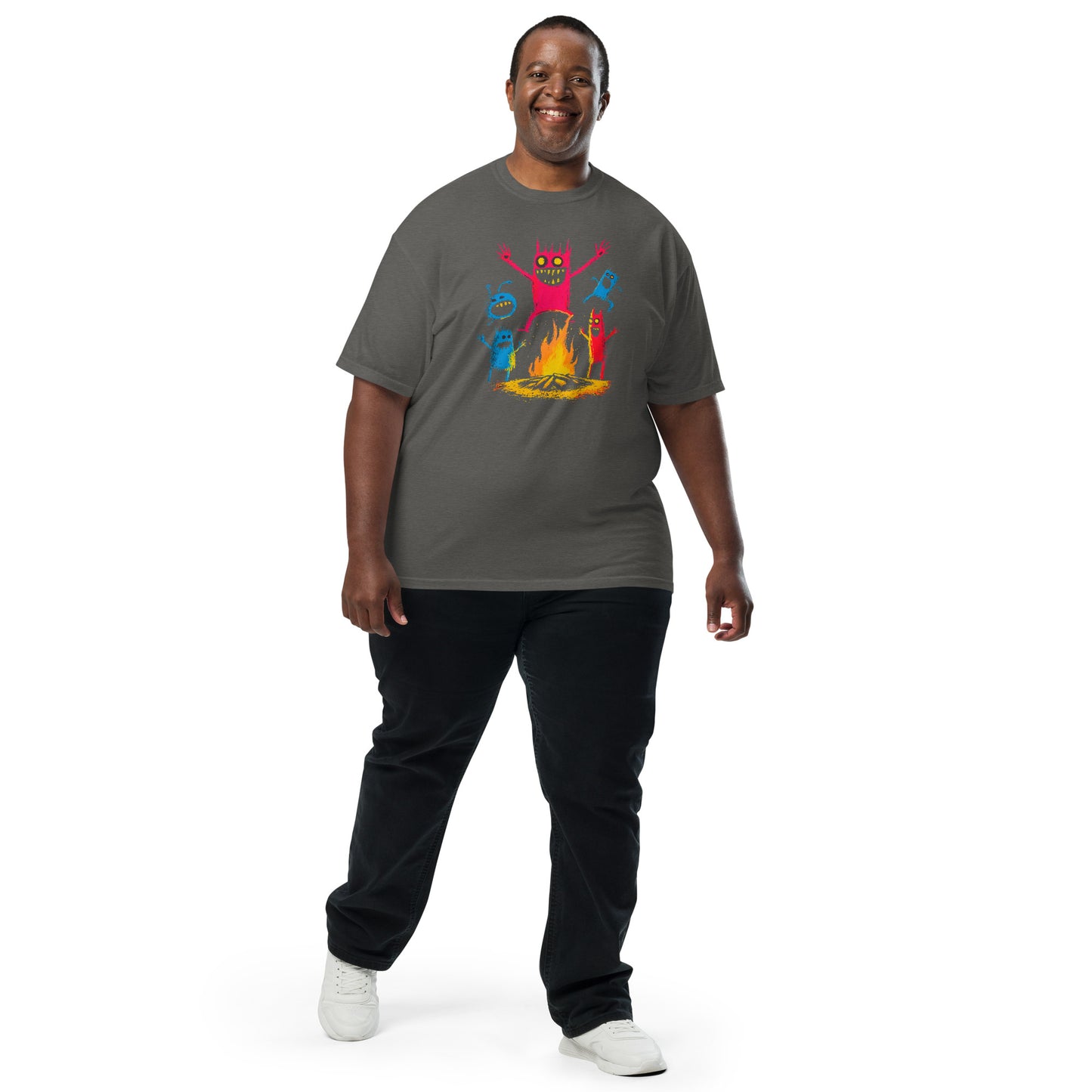 Halloween-Kollektion 2024 - No. 40 - Schweres textilgefärbtes Unisex-T-Shirt - in 3 Farben