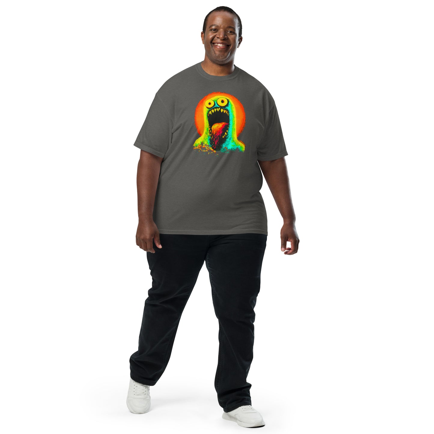 NEON Halloween-Kollektion 2024 - No. 06 - Schweres textilgefärbtes Unisex-T-Shirt - in 6 Farben