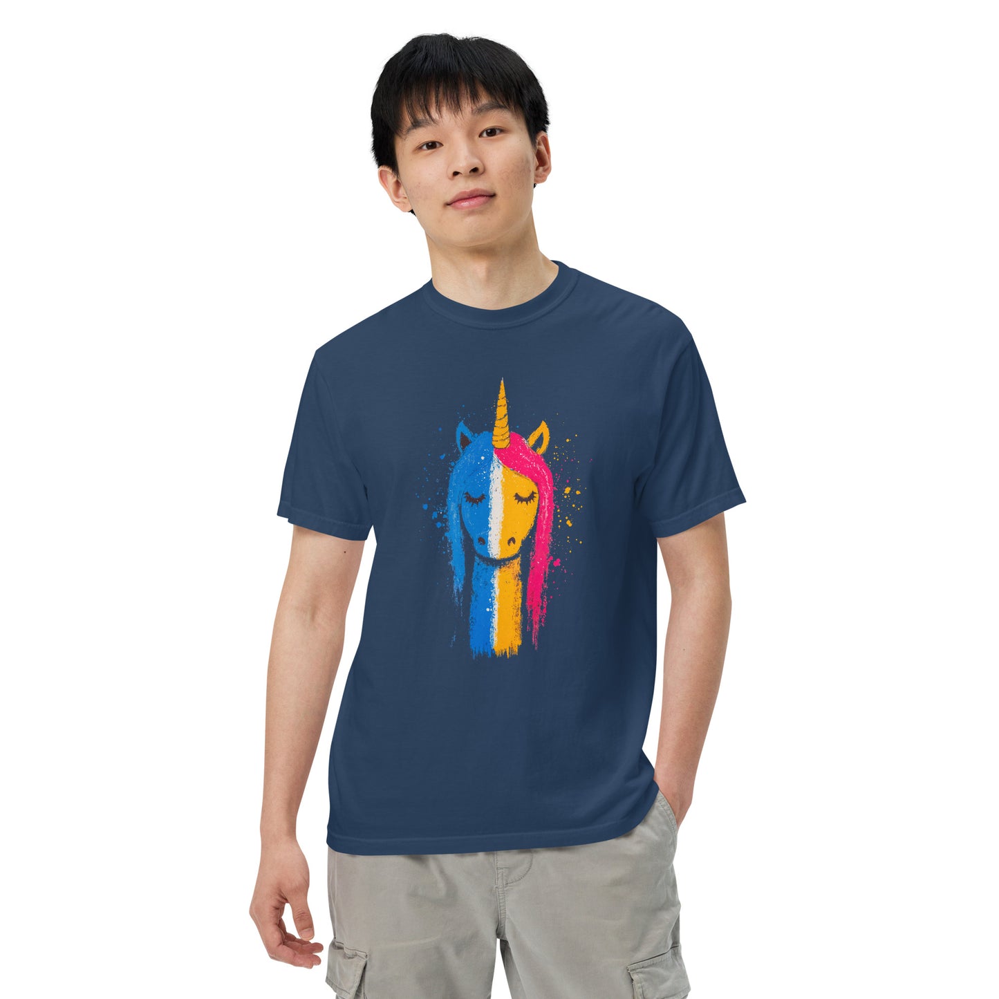 Halloween-Kollektion 2024 - No. 22 - Schweres textilgefärbtes Unisex-T-Shirt - in 3 Farben
