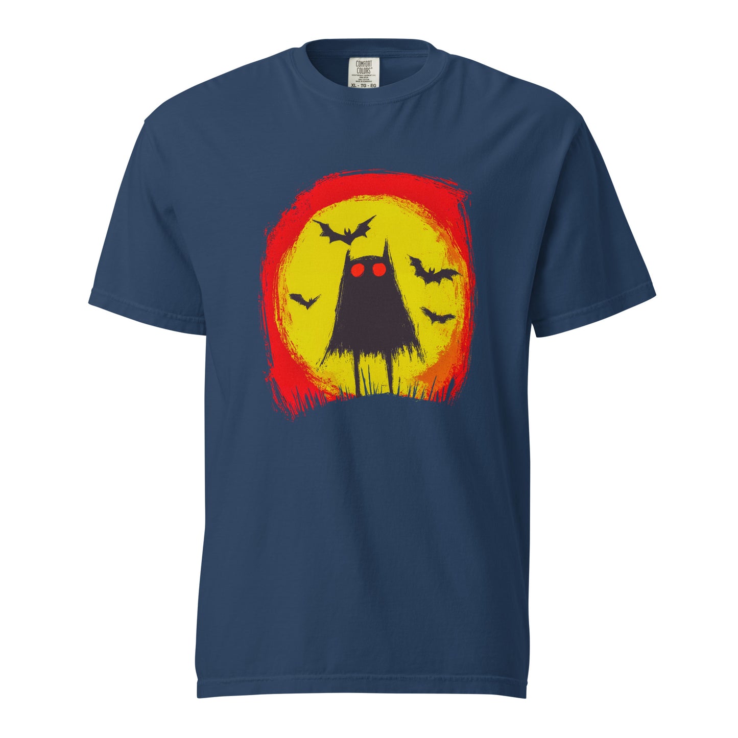 Halloween-Kollektion 2024 - No. 06 - Schweres textilgefärbtes Unisex-T-Shirt - in 3 Farben