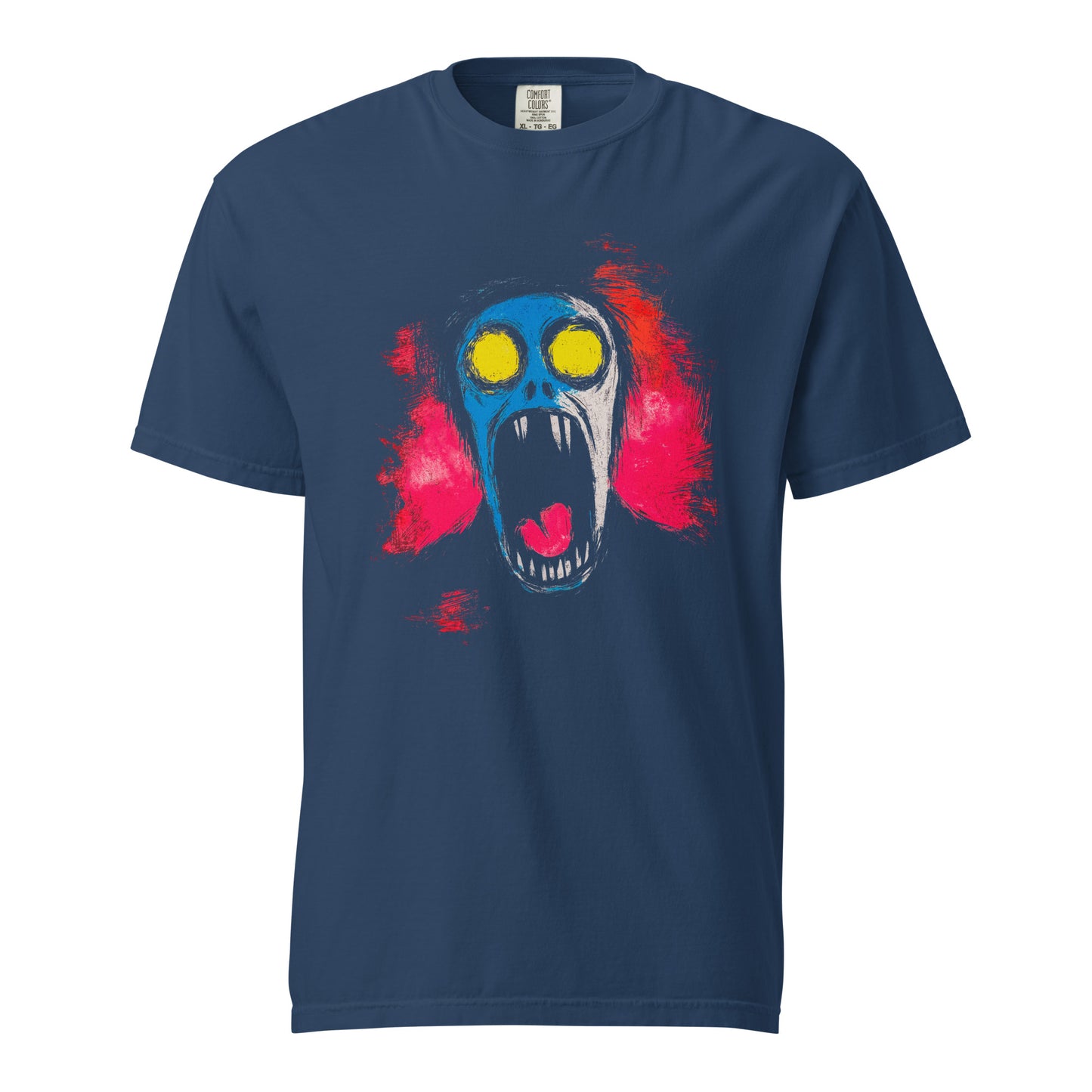 Halloween-Kollektion 2024 - No. 07 - Schweres textilgefärbtes Unisex-T-Shirt - in 3 Farben