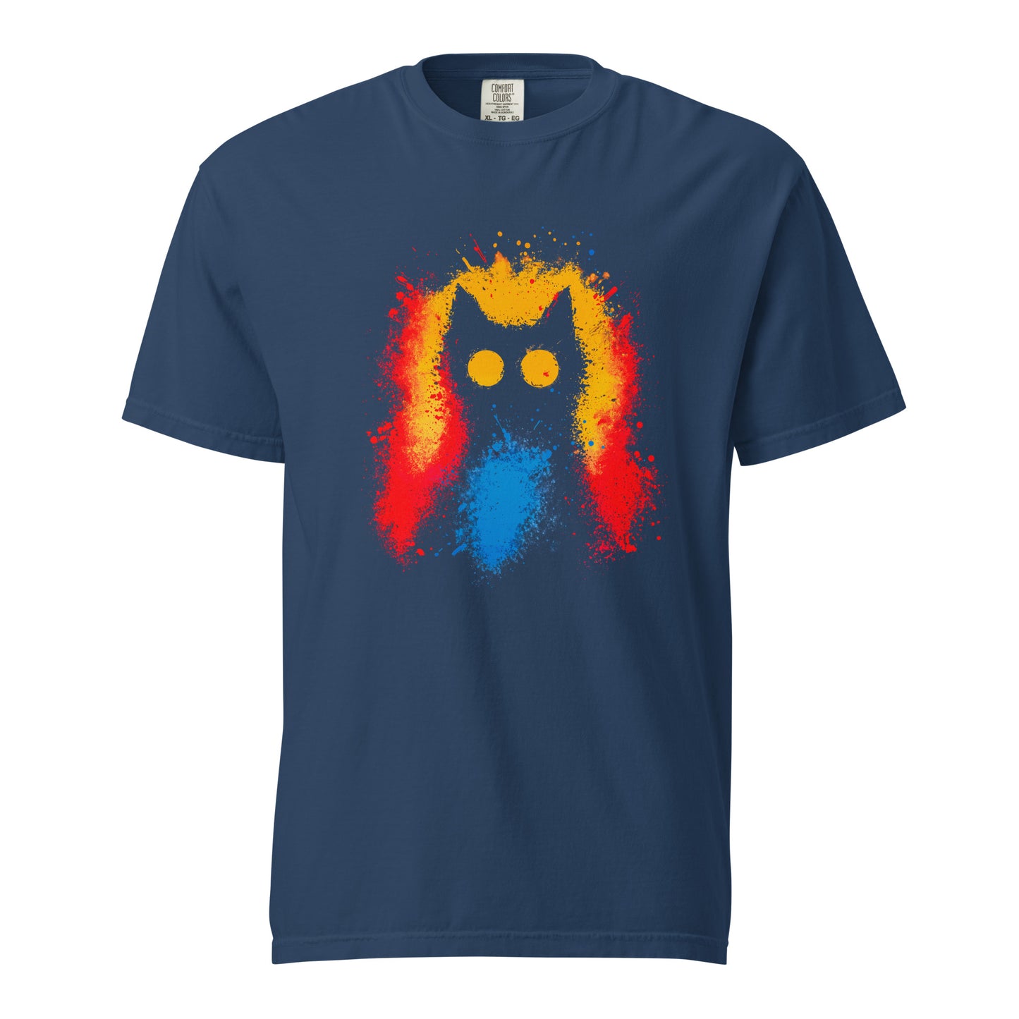 Halloween-Kollektion 2024 - No. 09 - Schweres textilgefärbtes Unisex-T-Shirt - in 3 Farben