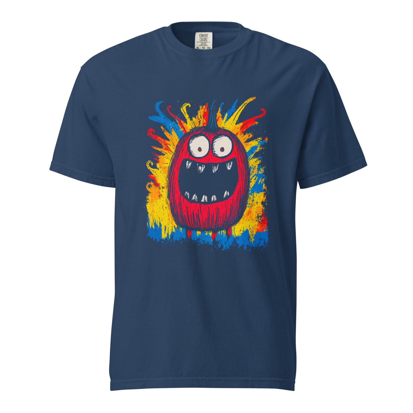 Halloween-Kollektion 2024 - No. 11 - Schweres textilgefärbtes Unisex-T-Shirt - in 3 Farben