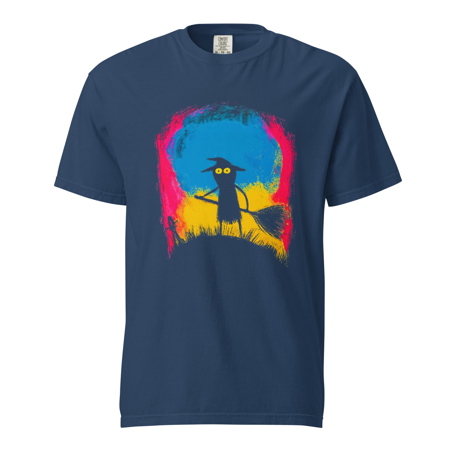 Halloween-Kollektion 2024 - No. 12 - Schweres textilgefärbtes Unisex-T-Shirt - in 3 Farben