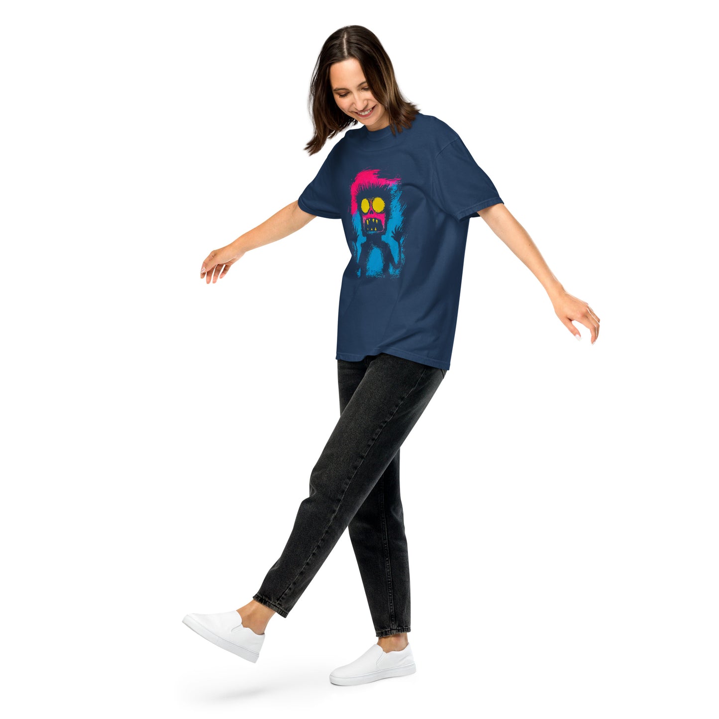 Halloween-Kollektion 2024 - No. 05 - Schweres textilgefärbtes Unisex-T-Shirt - in 3 Farben