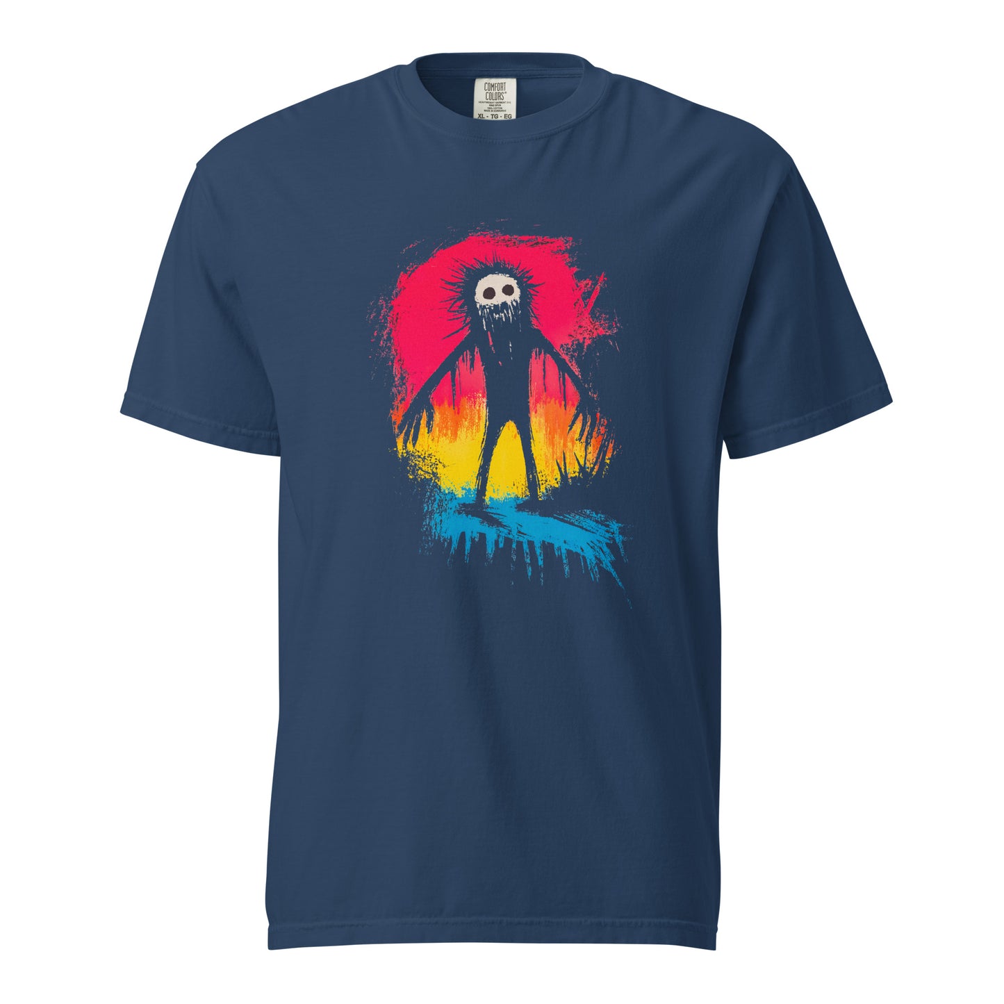 Halloween-Kollektion 2024 - No. 13 - Schweres textilgefärbtes Unisex-T-Shirt - in 3 Farben