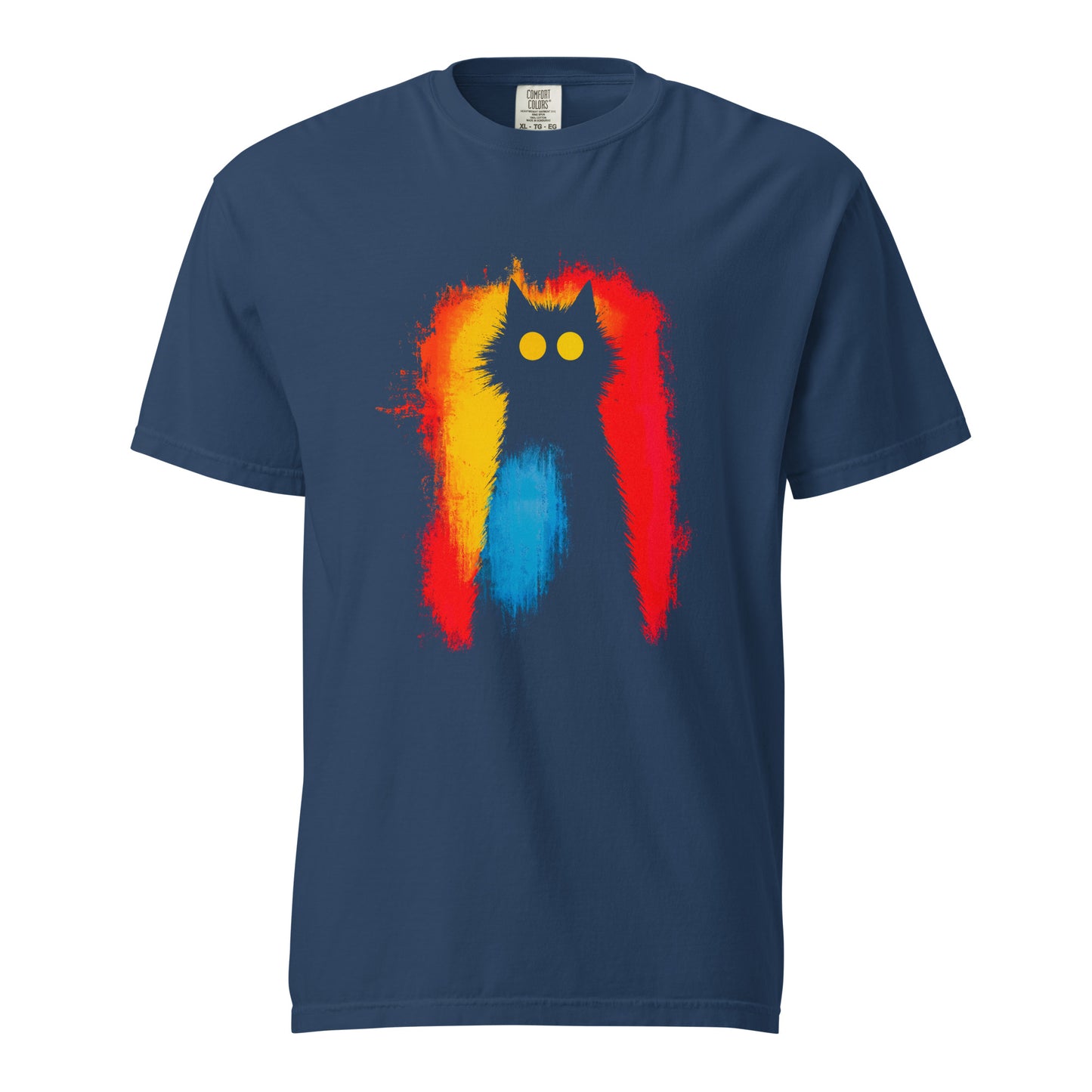 Halloween-Kollektion 2024 - No. 21 - Schweres textilgefärbtes Unisex-T-Shirt - in 3 Farben