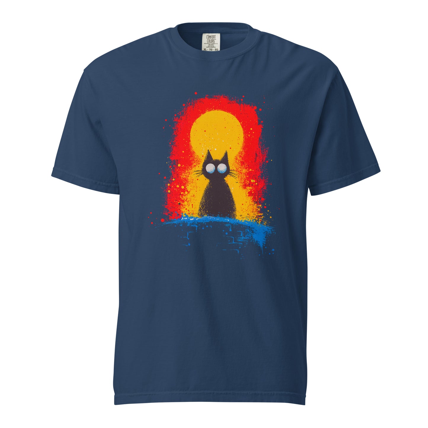 Halloween-Kollektion 2024 - No. 24 - Schweres textilgefärbtes Unisex-T-Shirt - in 3 Farben