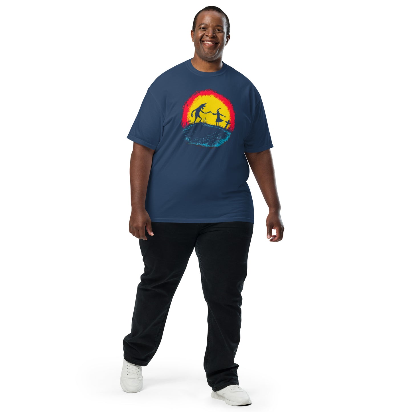 Halloween-Kollektion 2024 - No. 31 - Schweres textilgefärbtes Unisex-T-Shirt - in 3 Farben