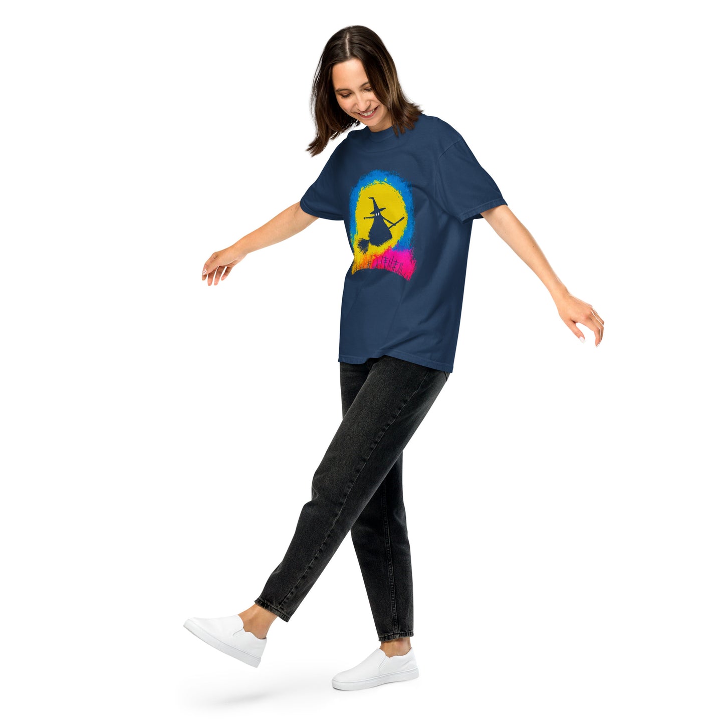 Halloween-Kollektion 2024 - No. 39 - Schweres textilgefärbtes Unisex-T-Shirt - in 3 Farben
