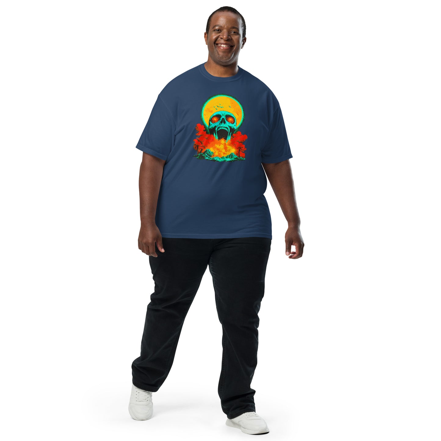 NEON Halloween-Kollektion 2024 - No. 05 - Schweres textilgefärbtes Unisex-T-Shirt - in 6 Farben