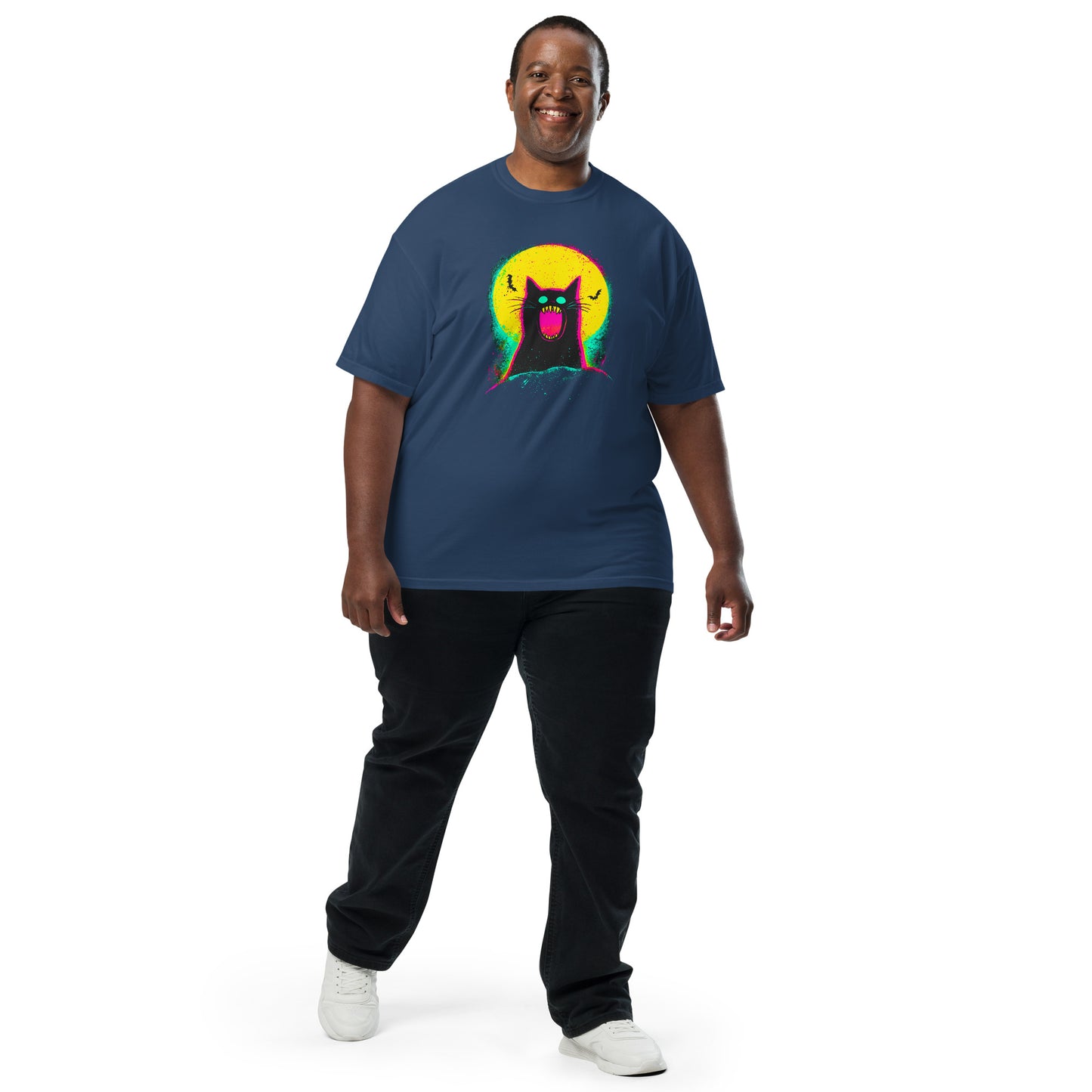 NEON Halloween-Kollektion 2024 - No. 09 - Schweres textilgefärbtes Unisex-T-Shirt - in 6 Farben