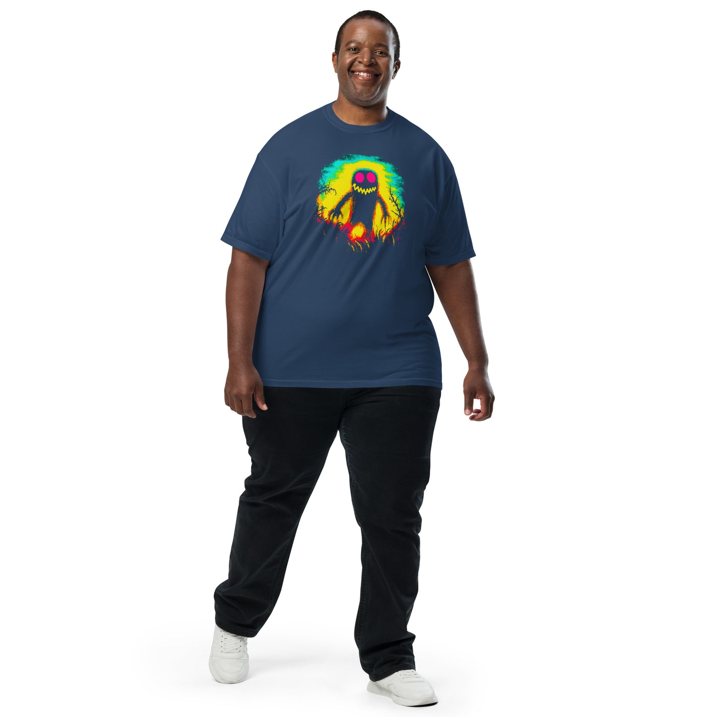 NEON Halloween-Kollektion 2024 - No. 10 - Schweres textilgefärbtes Unisex-T-Shirt - in 4 Farben