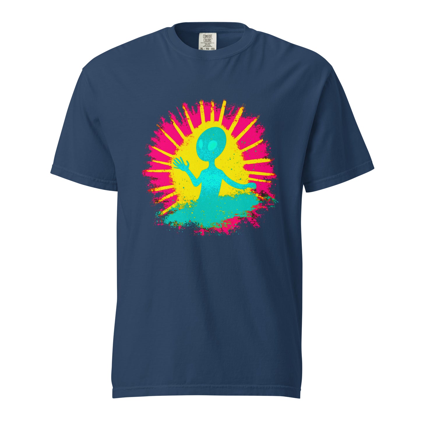 NEON Halloween-Kollektion 2024 - No. 12 - Schweres textilgefärbtes Unisex-T-Shirt - in 6 Farben
