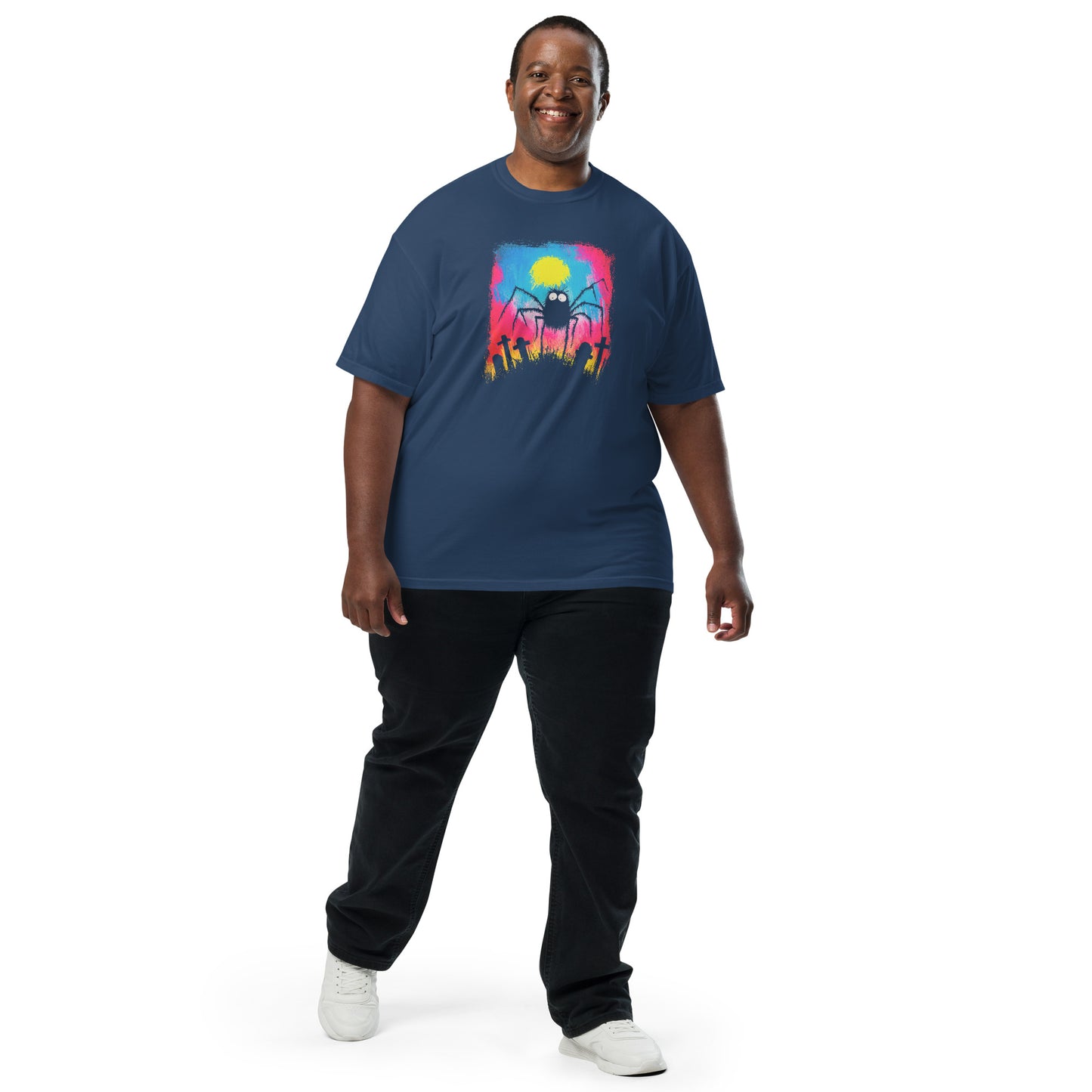 Halloween-Kollektion 2024 - No. 37 - Schweres textilgefärbtes Unisex-T-Shirt - in 3 Farben