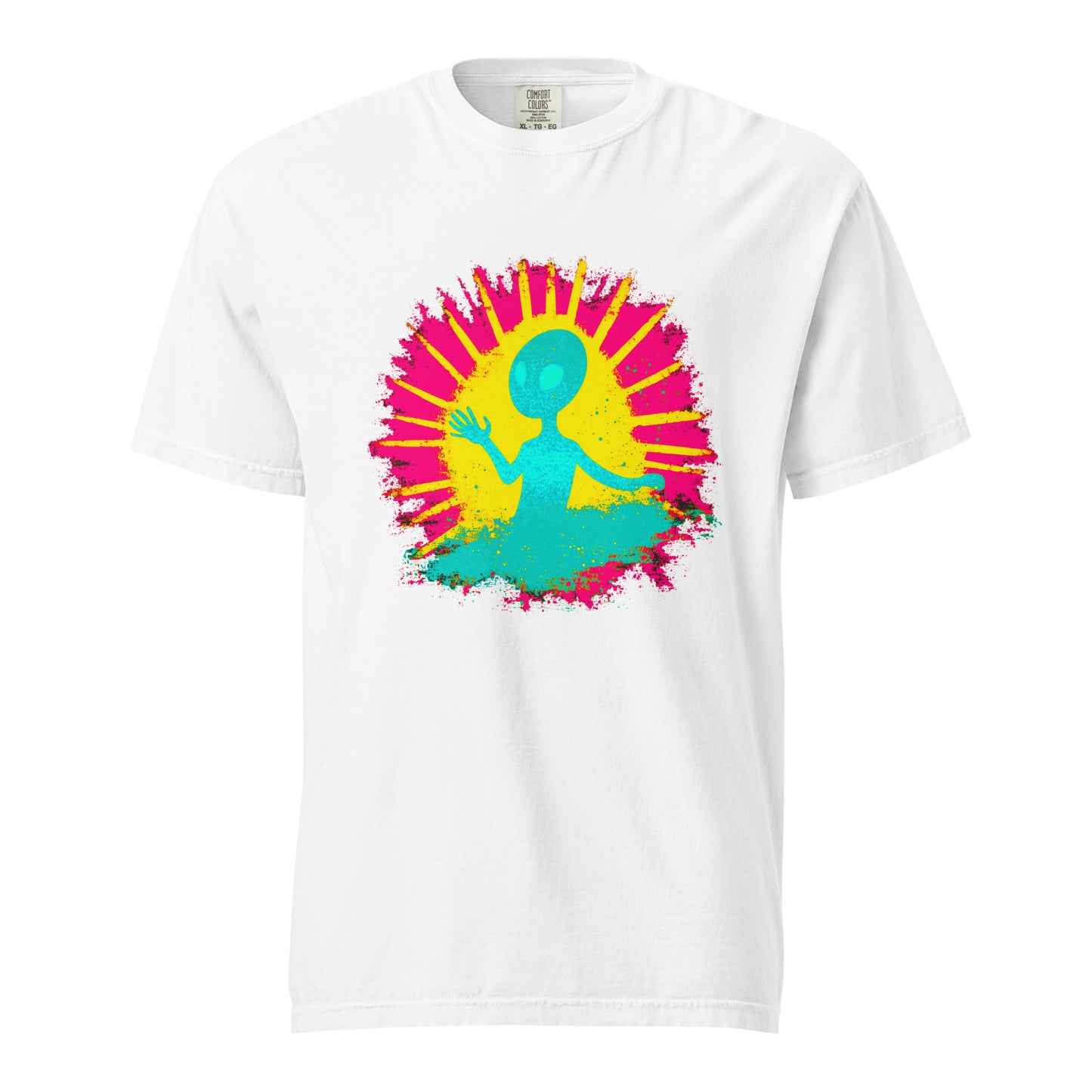 NEON Halloween-Kollektion 2024 - No. 12 - Schweres textilgefärbtes Unisex-T-Shirt - in 6 Farben