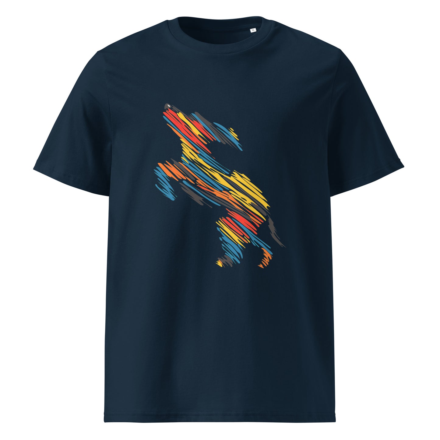 "Happy Dog" #1 - "Sketchy"-Kollektion! - weiß, navy-blau und schwarz