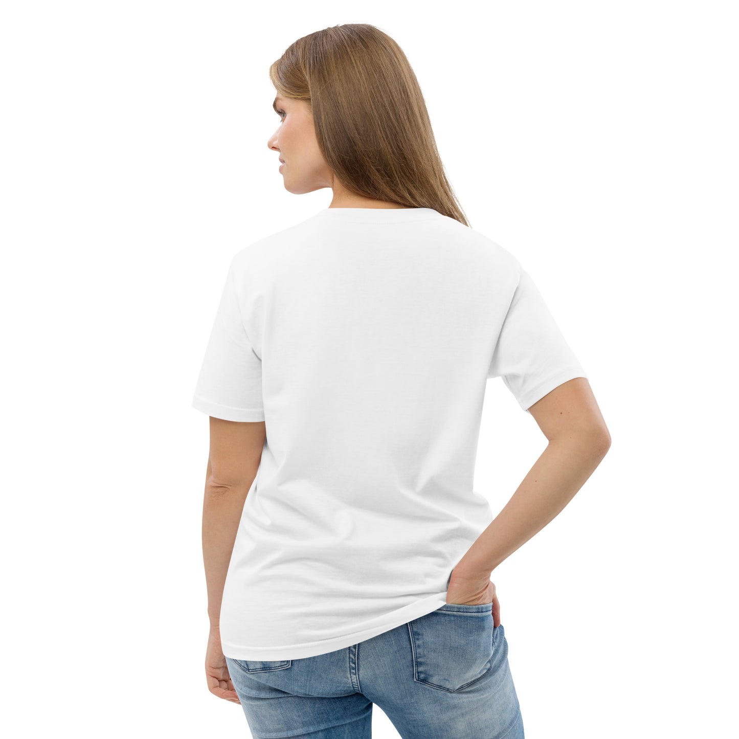 "Biber-Sekte" - Unisex-Bio-Baumwoll-T-Shirt - Weiß