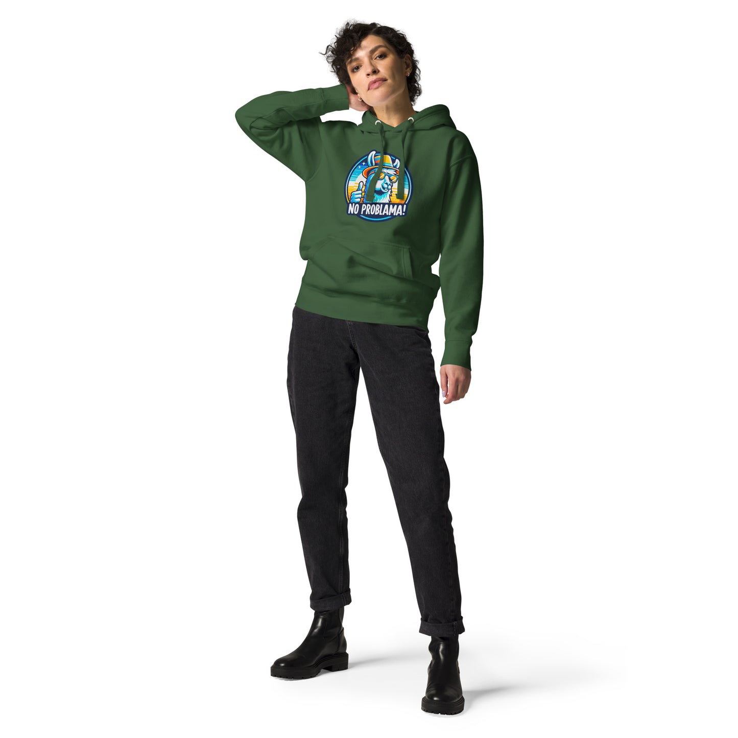 "No Problama!" - Unisex-Kapuzenpullover - in 5 Farben