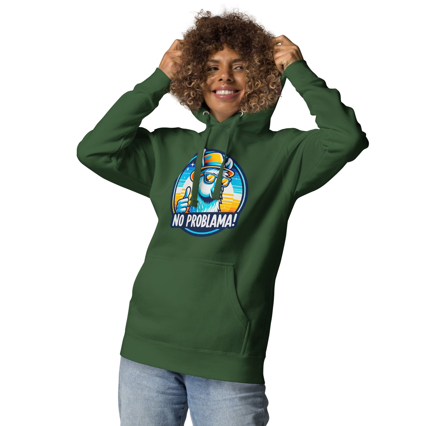 "No Problama!" - Unisex-Kapuzenpullover - in 5 Farben