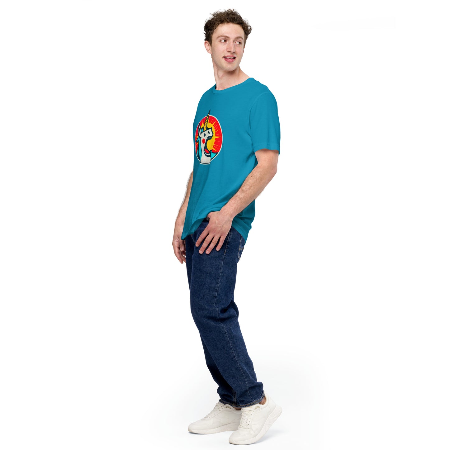 "Unicorn!" #2 - Unisex-T-Shirt - Aqua